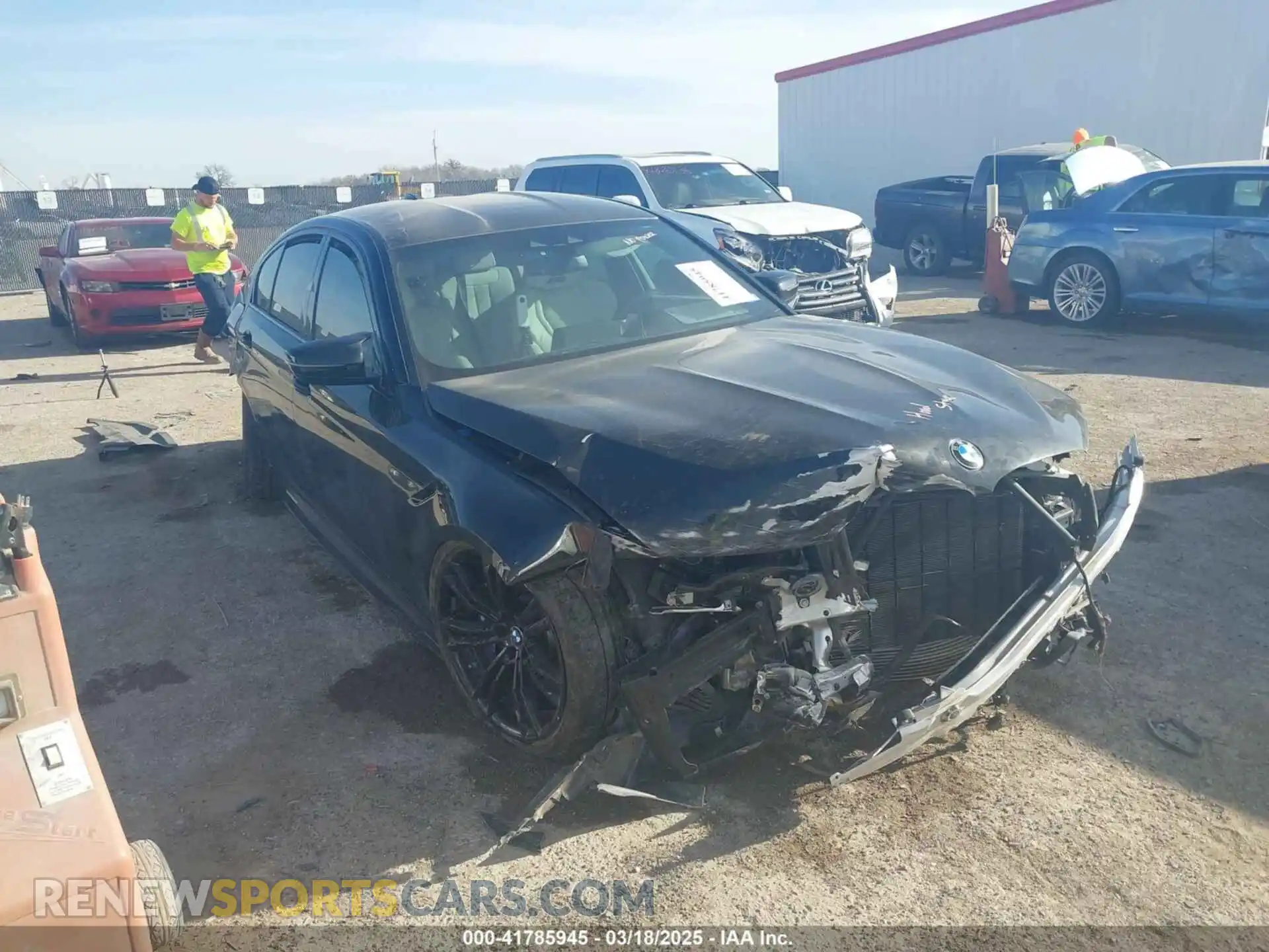 1 Photograph of a damaged car WBSJF0C02LCE10800 BMW M5 2020