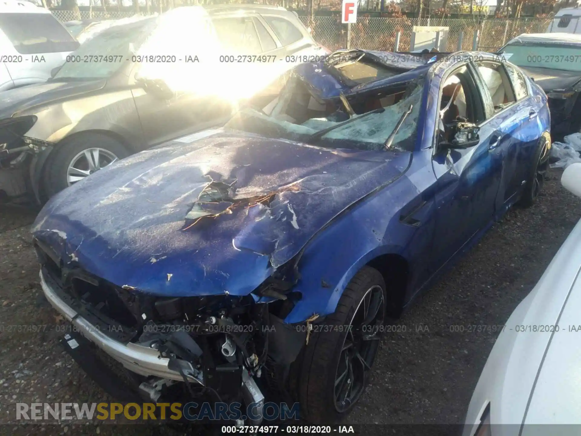 2 Photograph of a damaged car WBSJF0C03LCD62403 BMW M5 2020