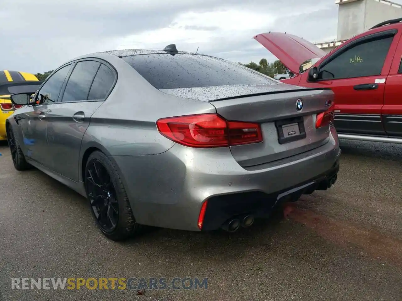 3 fotografías del automóvil dañado WBSJF0C07LCE24899 BMW M5 2020