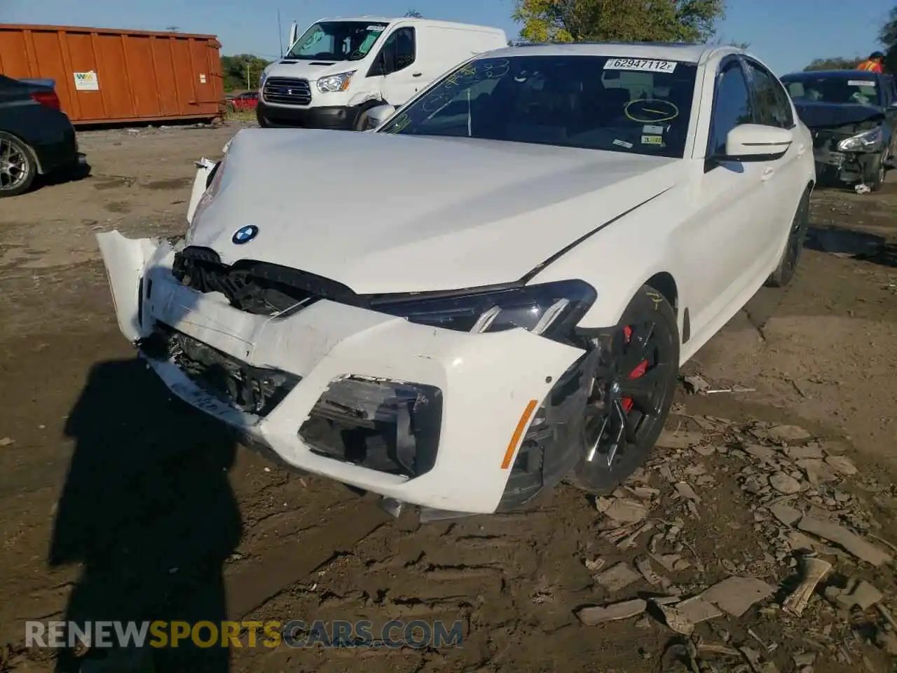 2 Photograph of a damaged car WBA13BK00MCG55896 BMW M5 2021