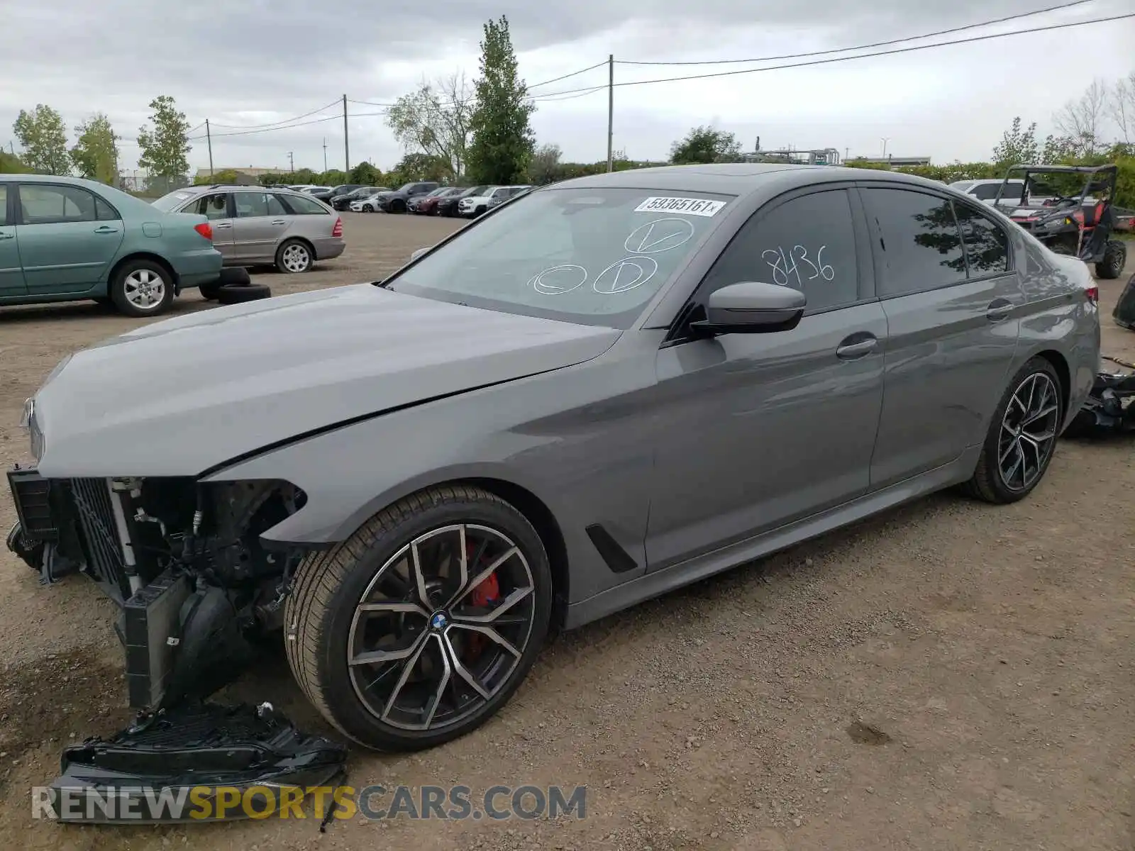 2 Photograph of a damaged car WBA13BK01MCG12491 BMW M5 2021