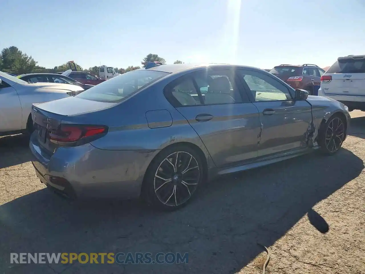 3 fotografías del automóvil dañado WBA13BK03MCG04585 BMW M5 2021