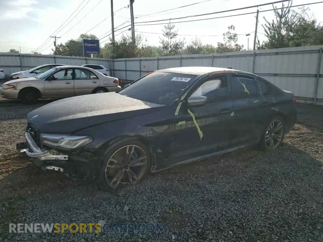 1 Фотография поврежденного автомобиля WBA13BK06MCF15237 BMW M5 2021