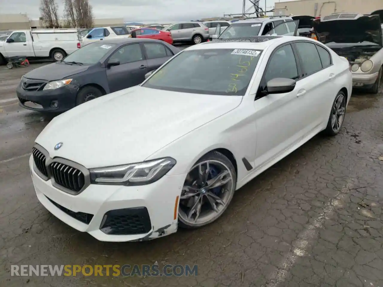 2 Photograph of a damaged car WBA13BK07MCF85023 BMW M5 2021