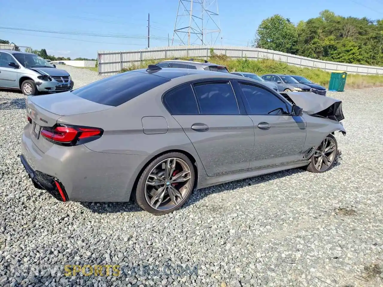 3 Фотография поврежденного автомобиля WBA13BK0XMCH18874 BMW M5 2021