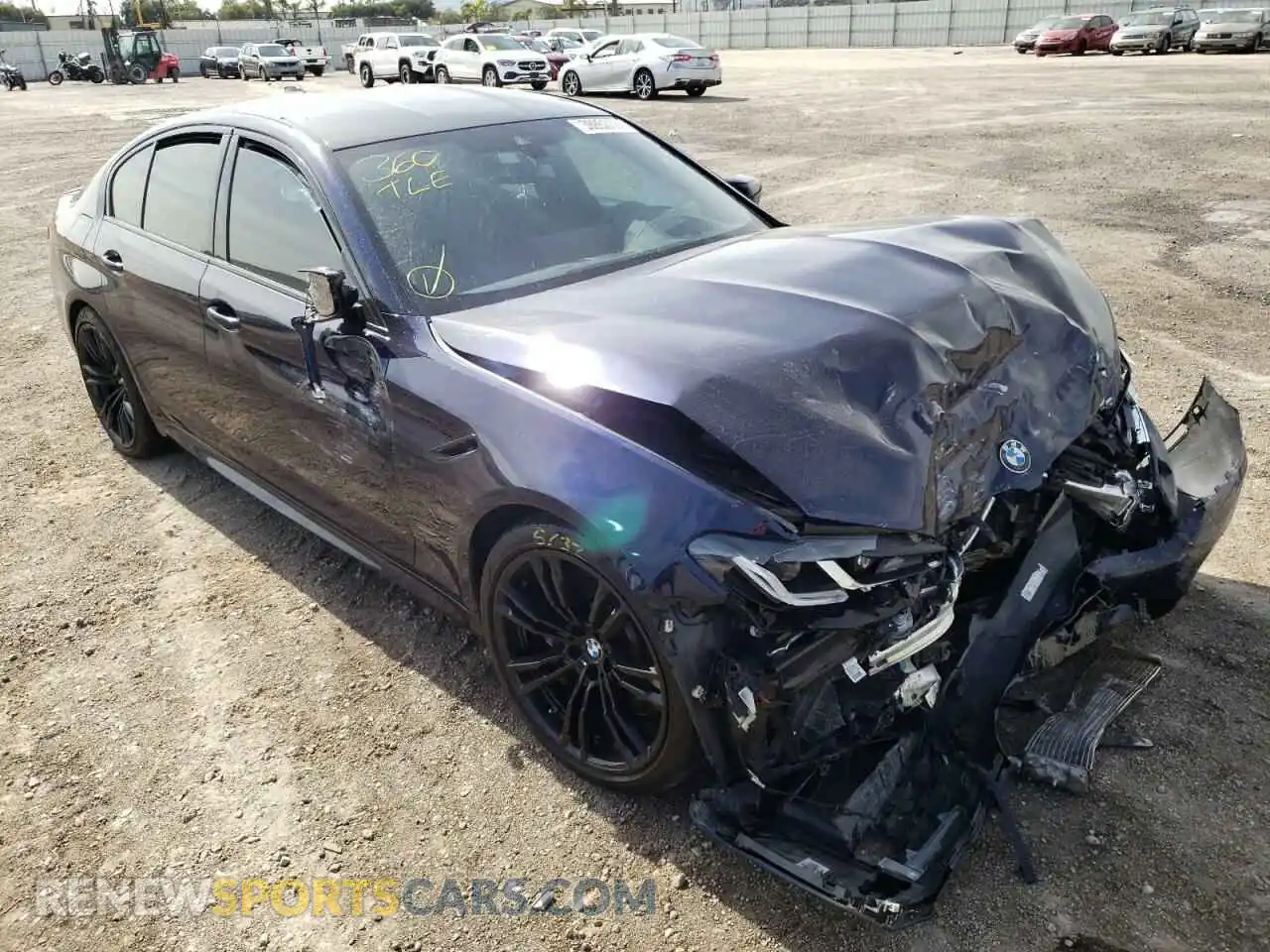 1 Photograph of a damaged car WBS83CH01MCE92134 BMW M5 2021