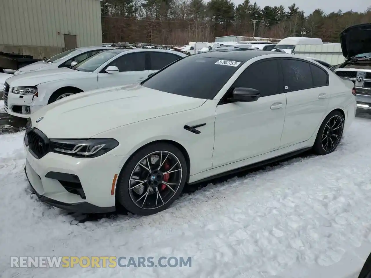 1 Photograph of a damaged car WBS83CH01MCG33137 BMW M5 2021