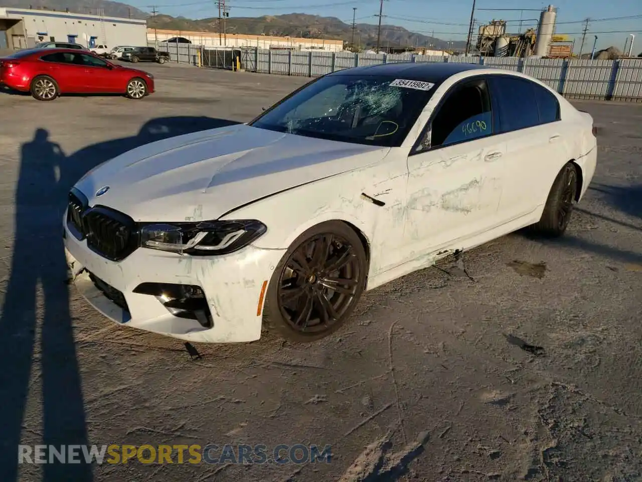 2 Photograph of a damaged car WBS83CH03MCF15445 BMW M5 2021
