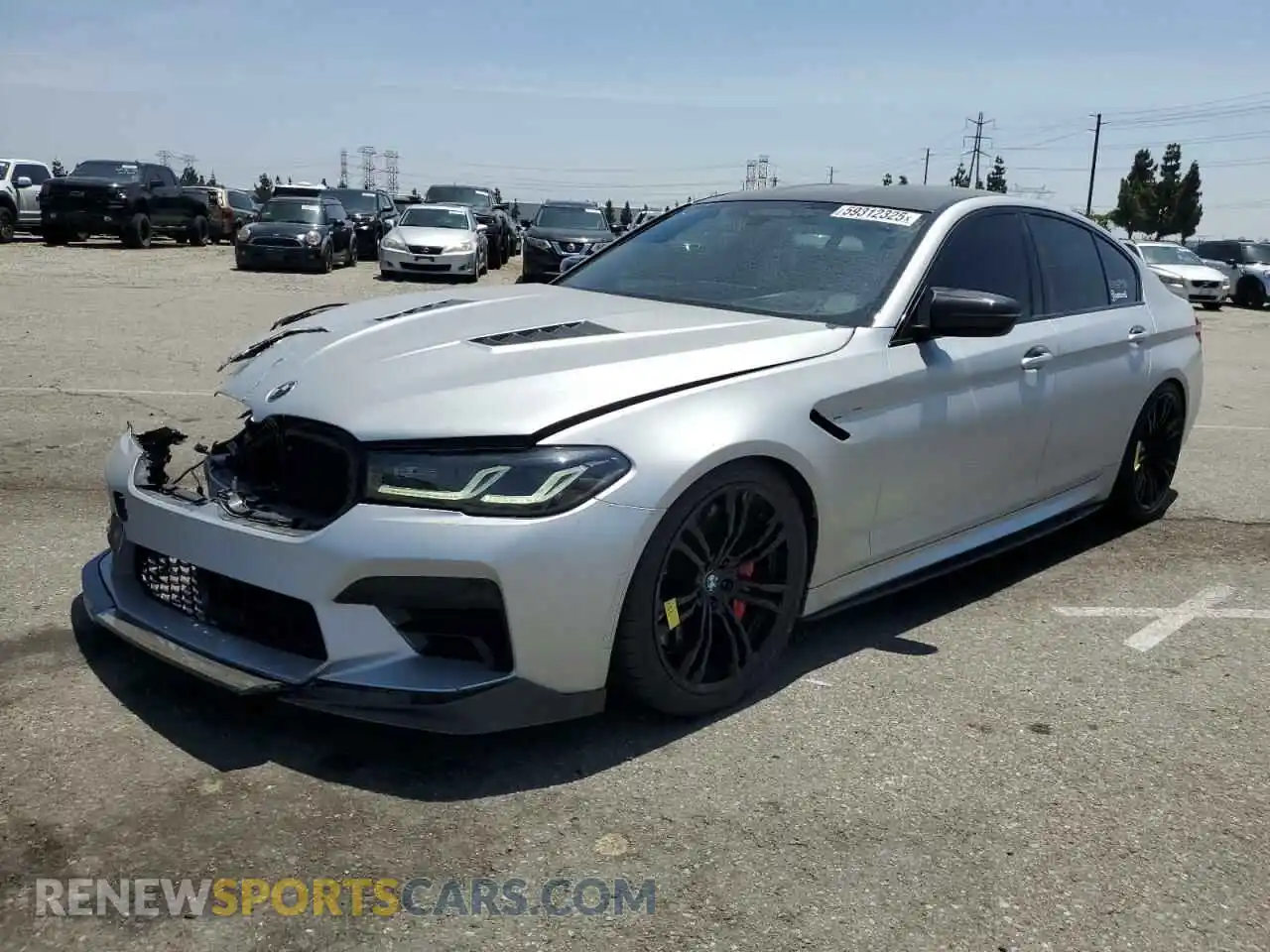 1 Photograph of a damaged car WBS83CH03MCF34867 BMW M5 2021