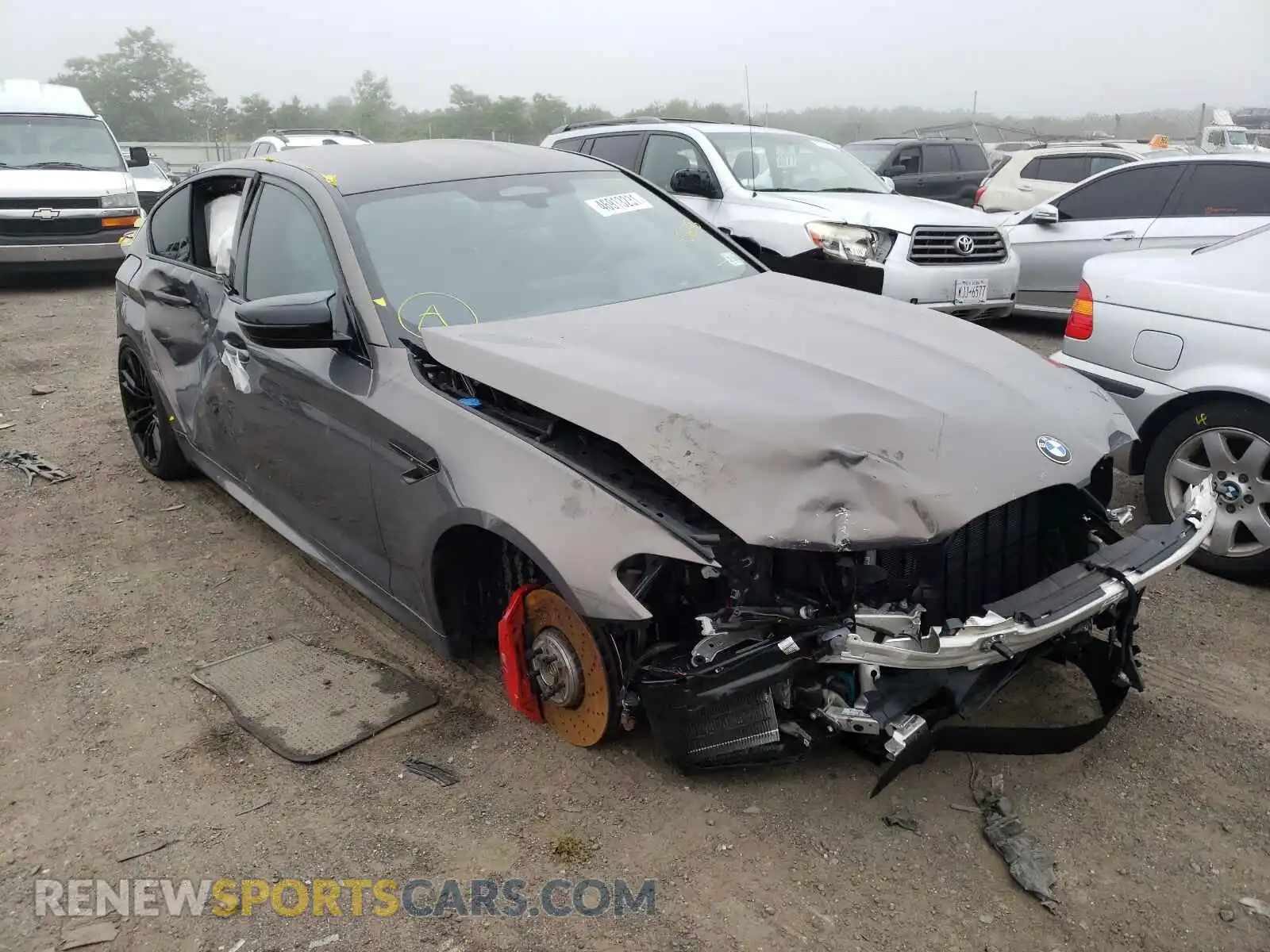 1 Photograph of a damaged car WBS83CH03MCF36196 BMW M5 2021