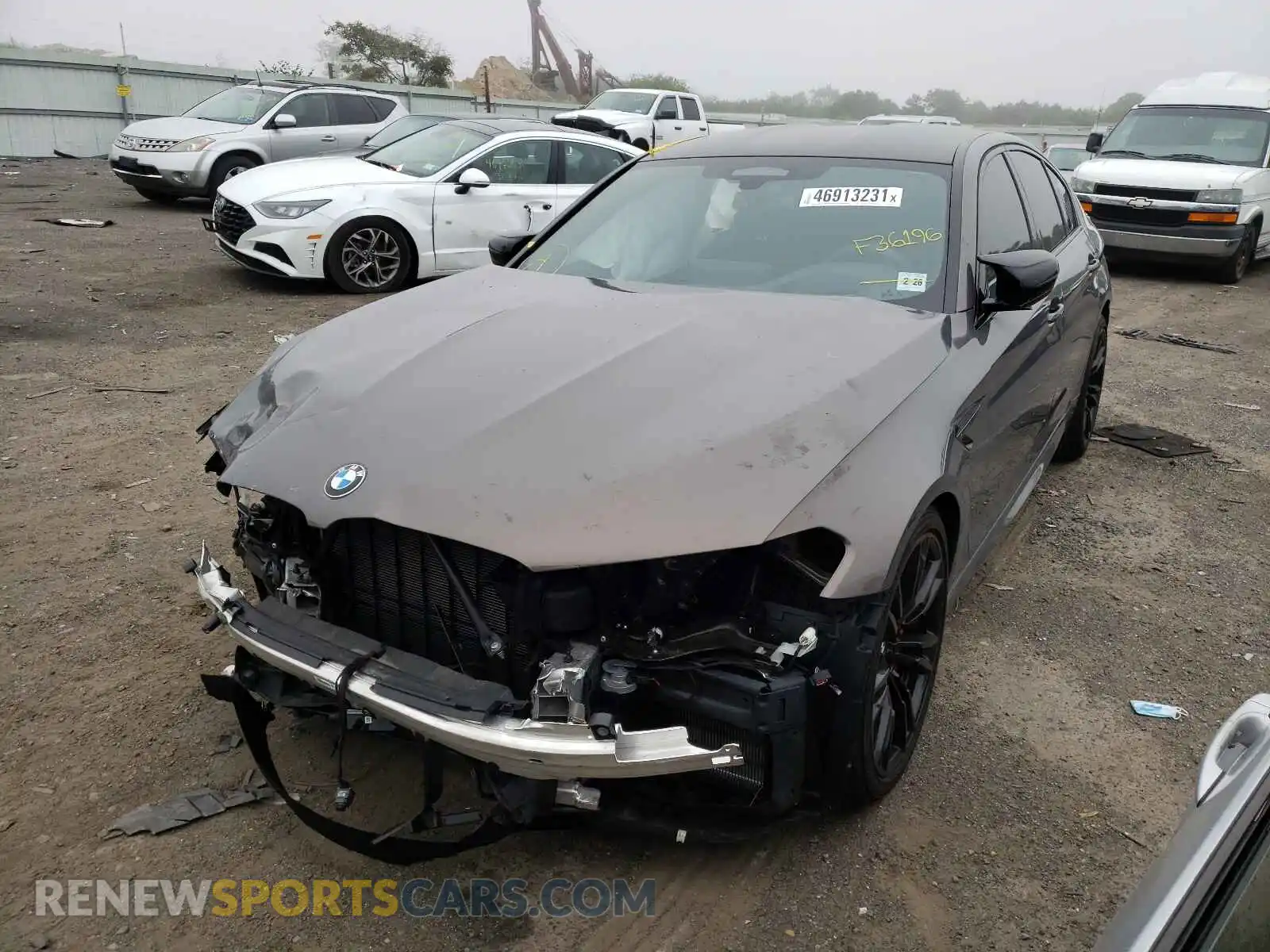 2 Photograph of a damaged car WBS83CH03MCF36196 BMW M5 2021