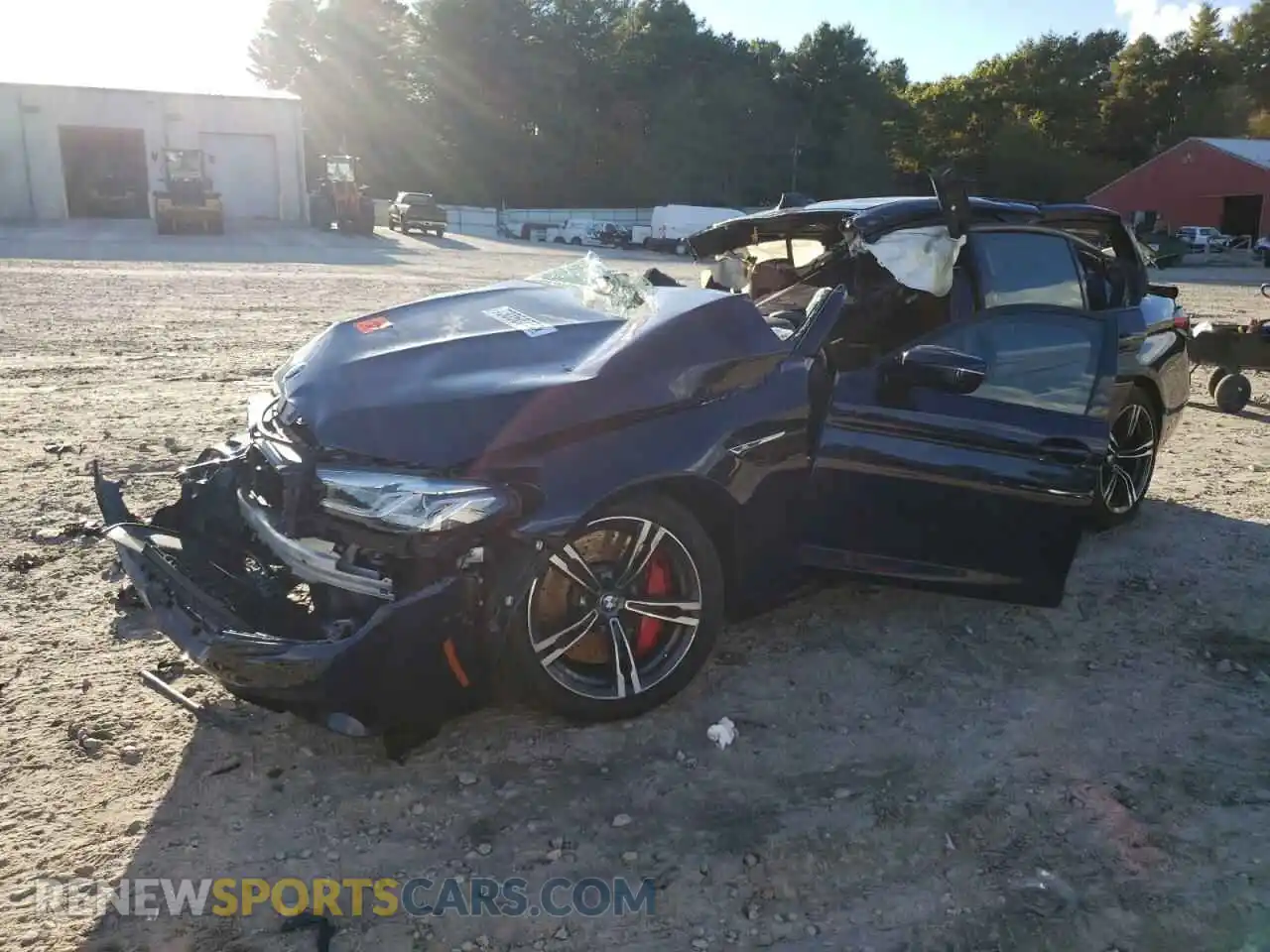 1 Photograph of a damaged car WBS83CH03MCF57209 BMW M5 2021