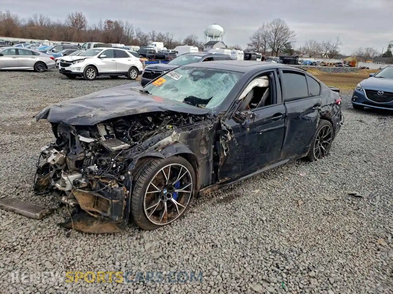 1 Фотография поврежденного автомобиля WBS83CH03MCH12048 BMW M5 2021