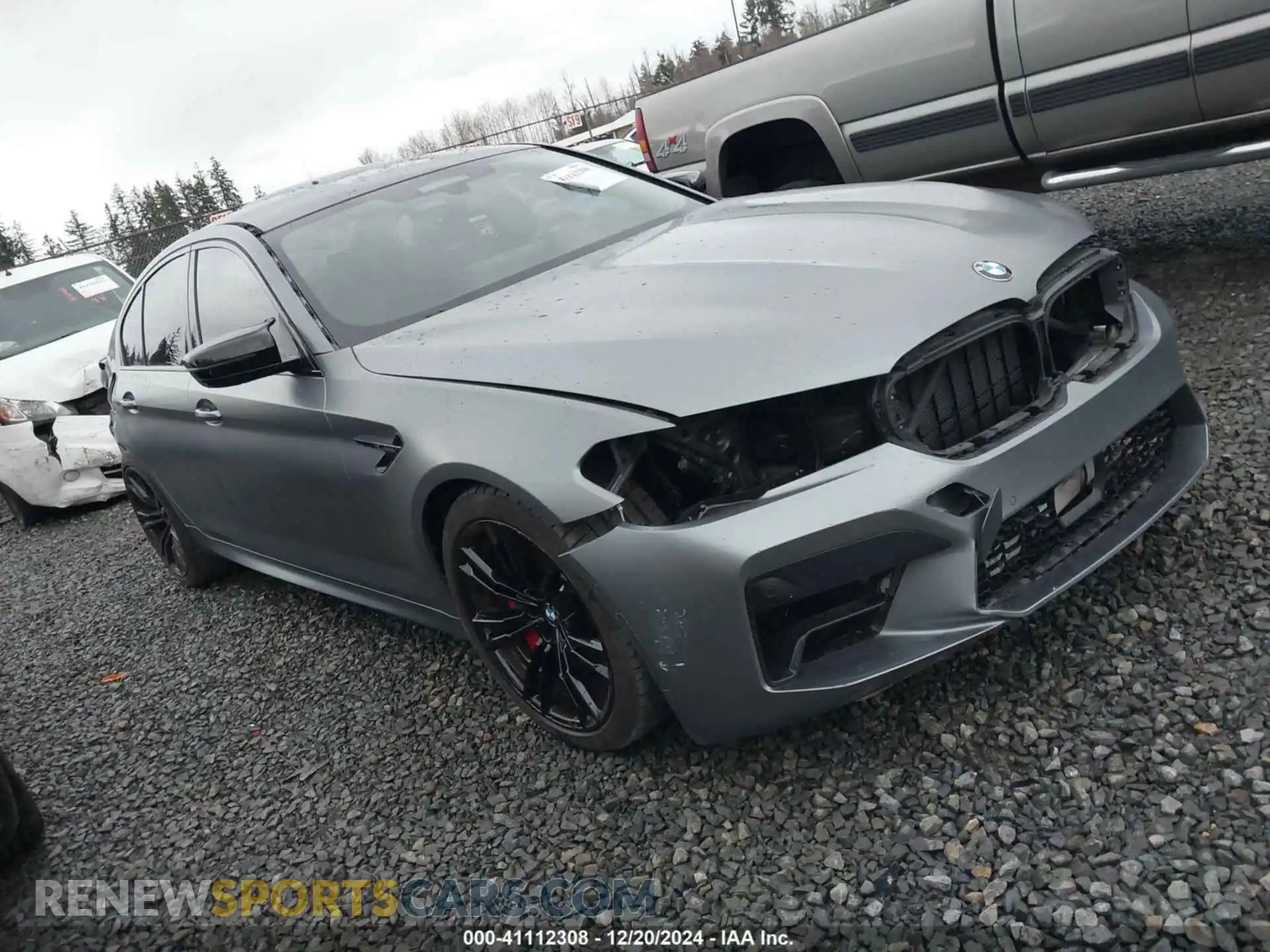 1 Photograph of a damaged car WBS83CH04MCF78067 BMW M5 2021