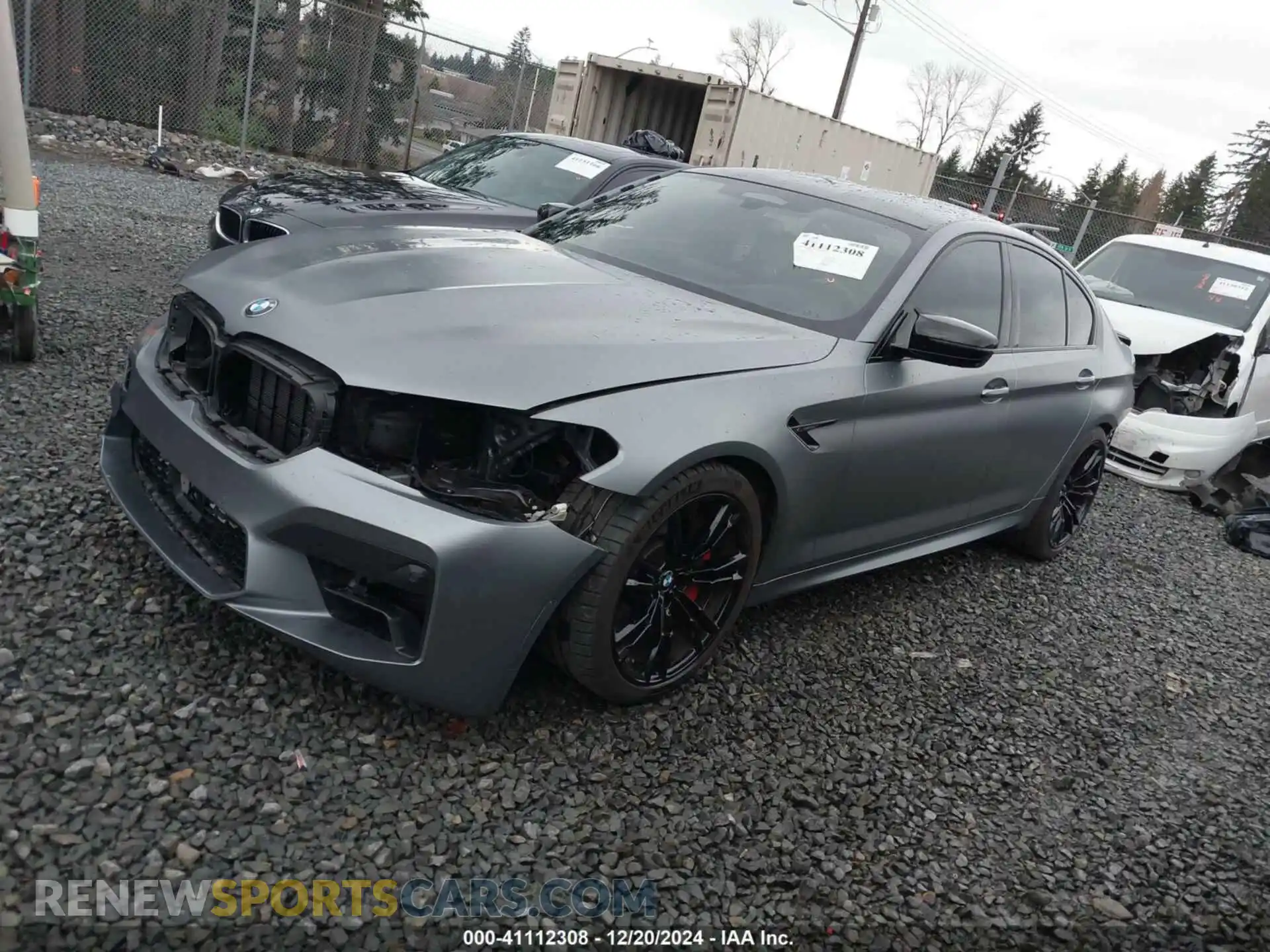 2 Photograph of a damaged car WBS83CH04MCF78067 BMW M5 2021
