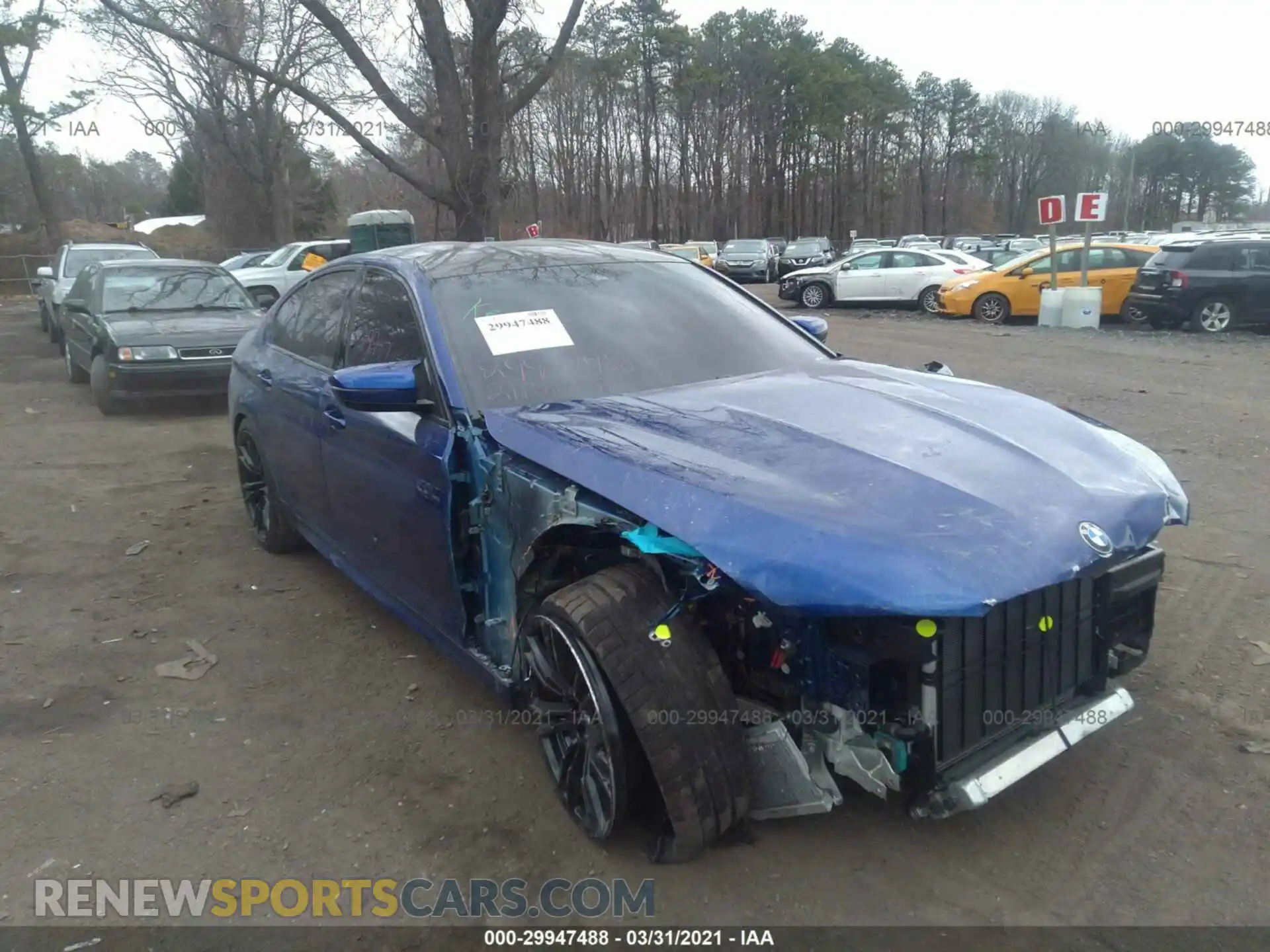 1 Photograph of a damaged car WBS83CH06MCF02804 BMW M5 2021