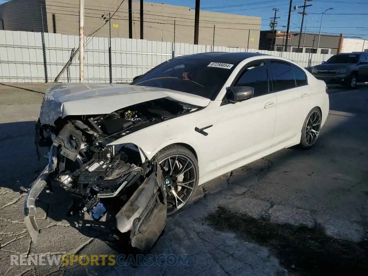 1 Photograph of a damaged car WBS83CH06MCG40567 BMW M5 2021