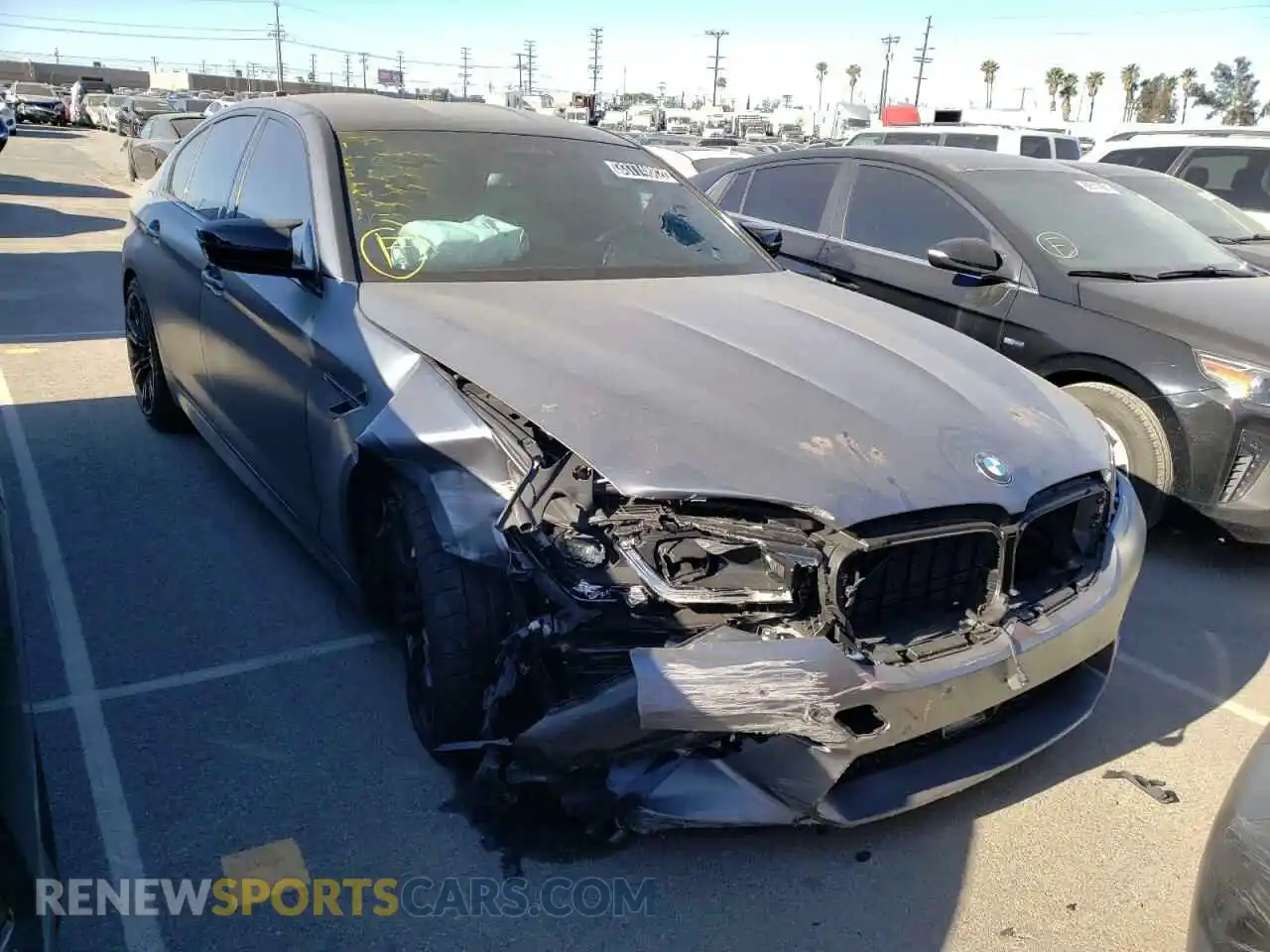 1 Photograph of a damaged car WBS83CH06MCH02520 BMW M5 2021