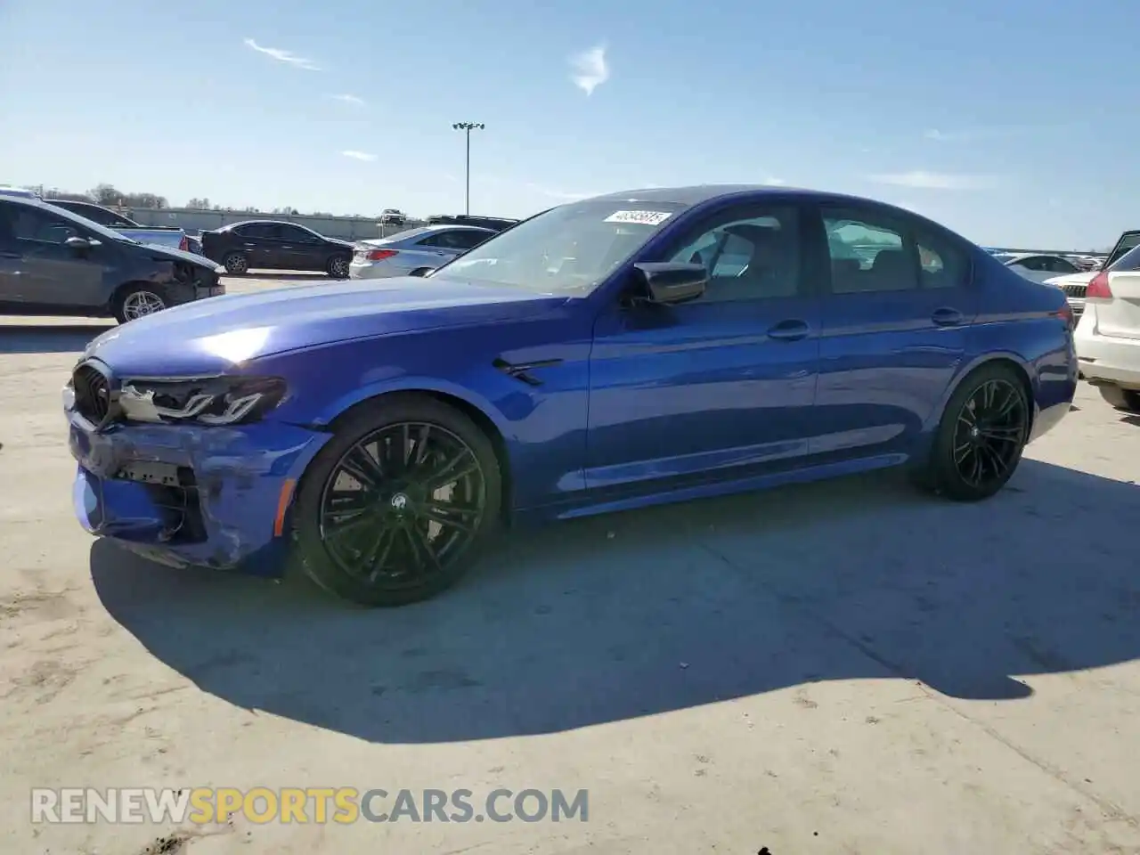 1 Photograph of a damaged car WBS83CH0XMCE99468 BMW M5 2021