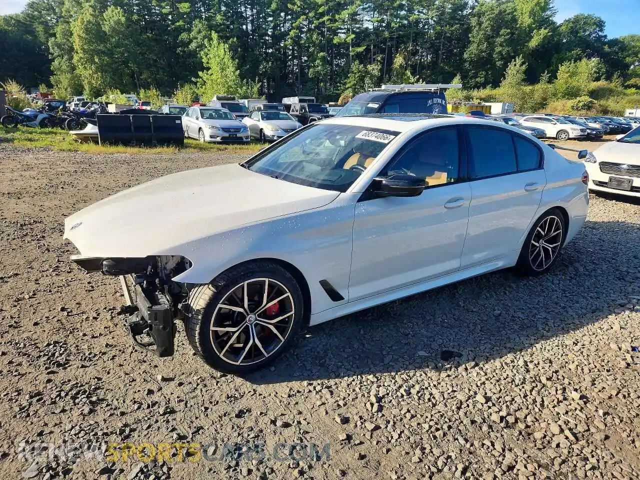 1 Photograph of a damaged car WBA13BK03PCM17963 BMW M5 2023