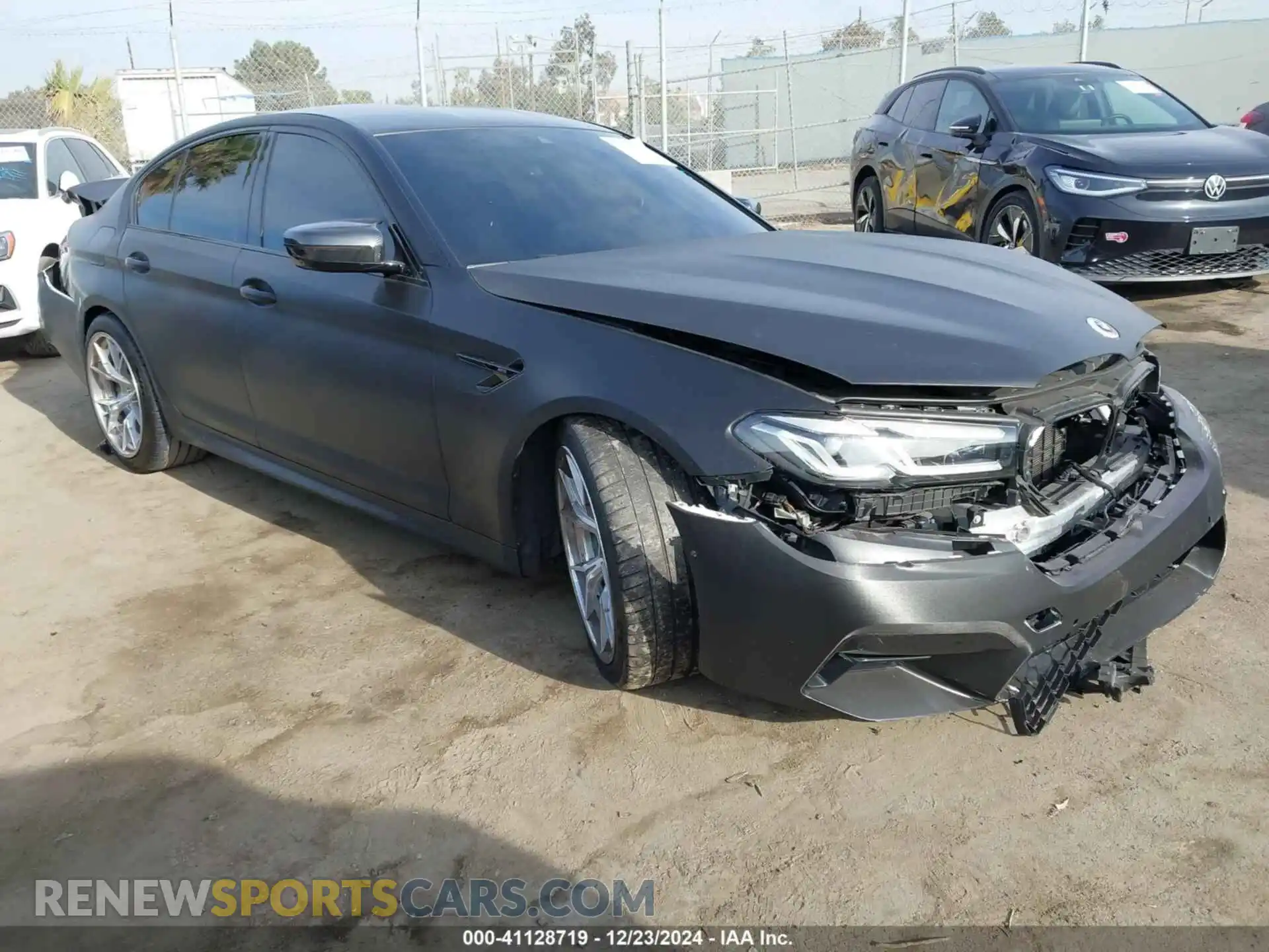 1 Photograph of a damaged car WBS83CH01PCN02954 BMW M5 2023