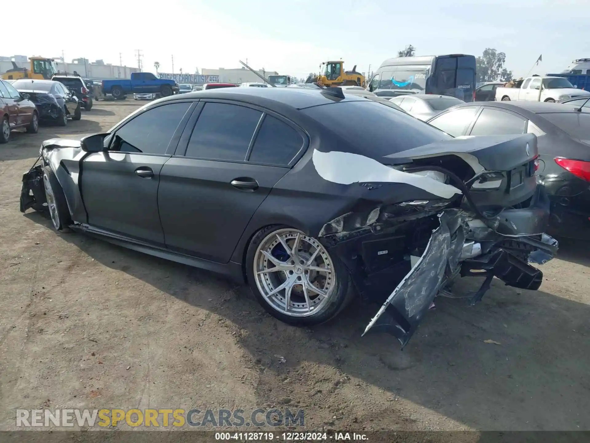 3 Photograph of a damaged car WBS83CH01PCN02954 BMW M5 2023