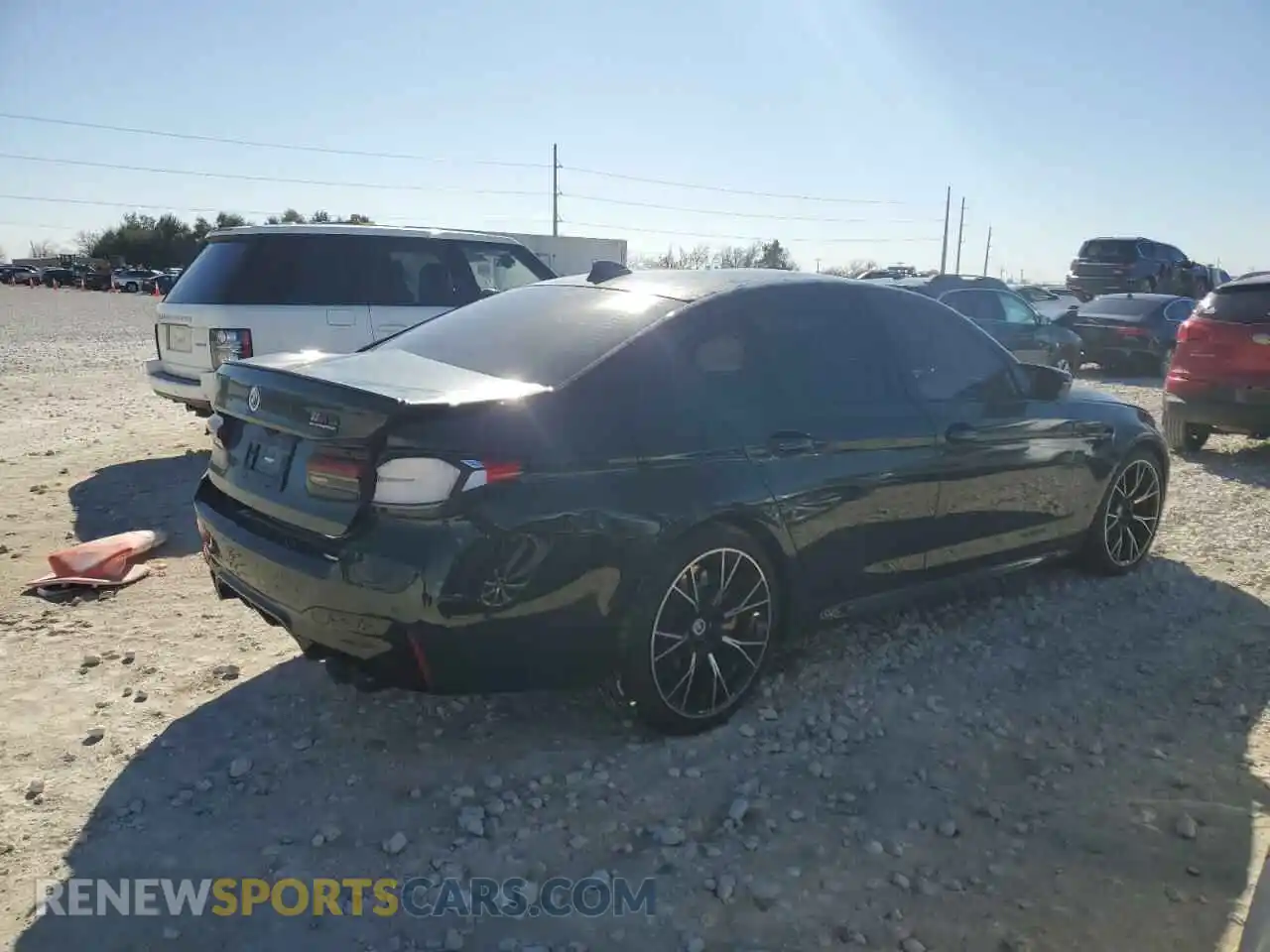 3 Photograph of a damaged car WBS83CH02PCM33496 BMW M5 2023