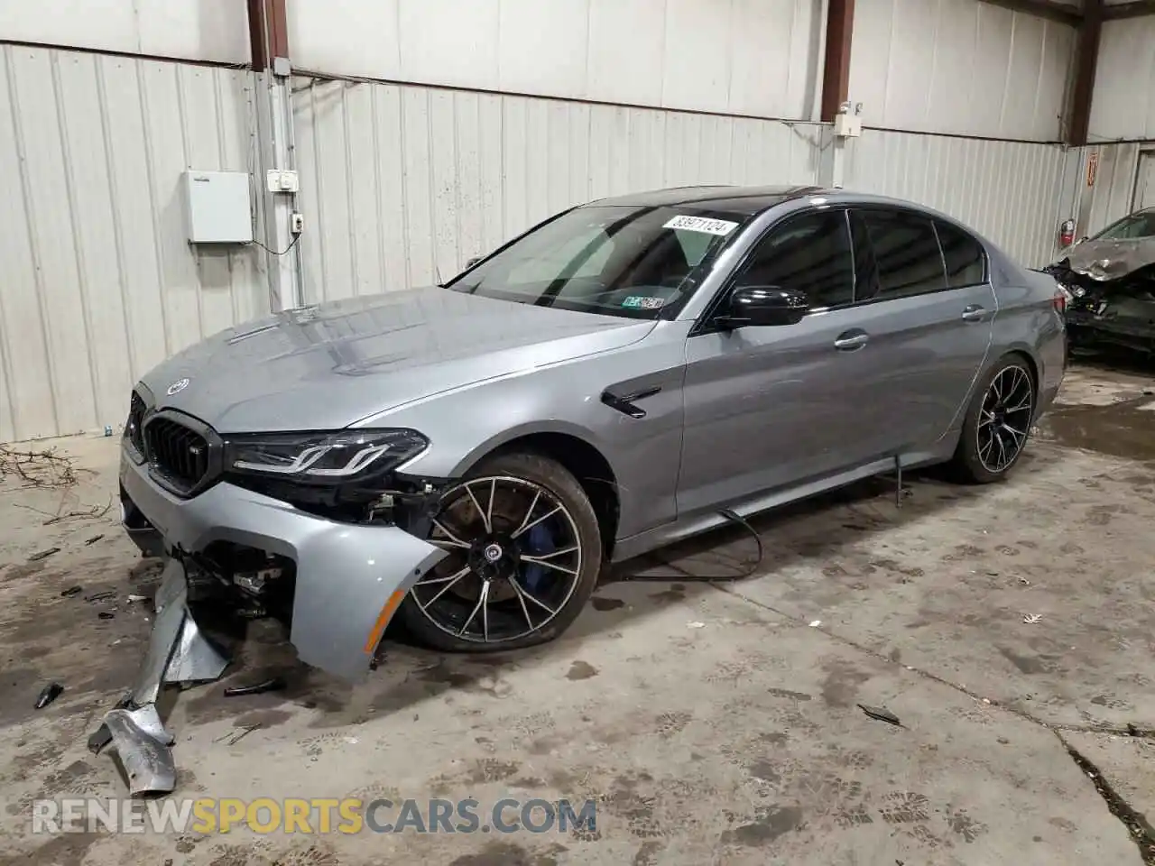 1 Photograph of a damaged car WBS83CH04PCL71826 BMW M5 2023