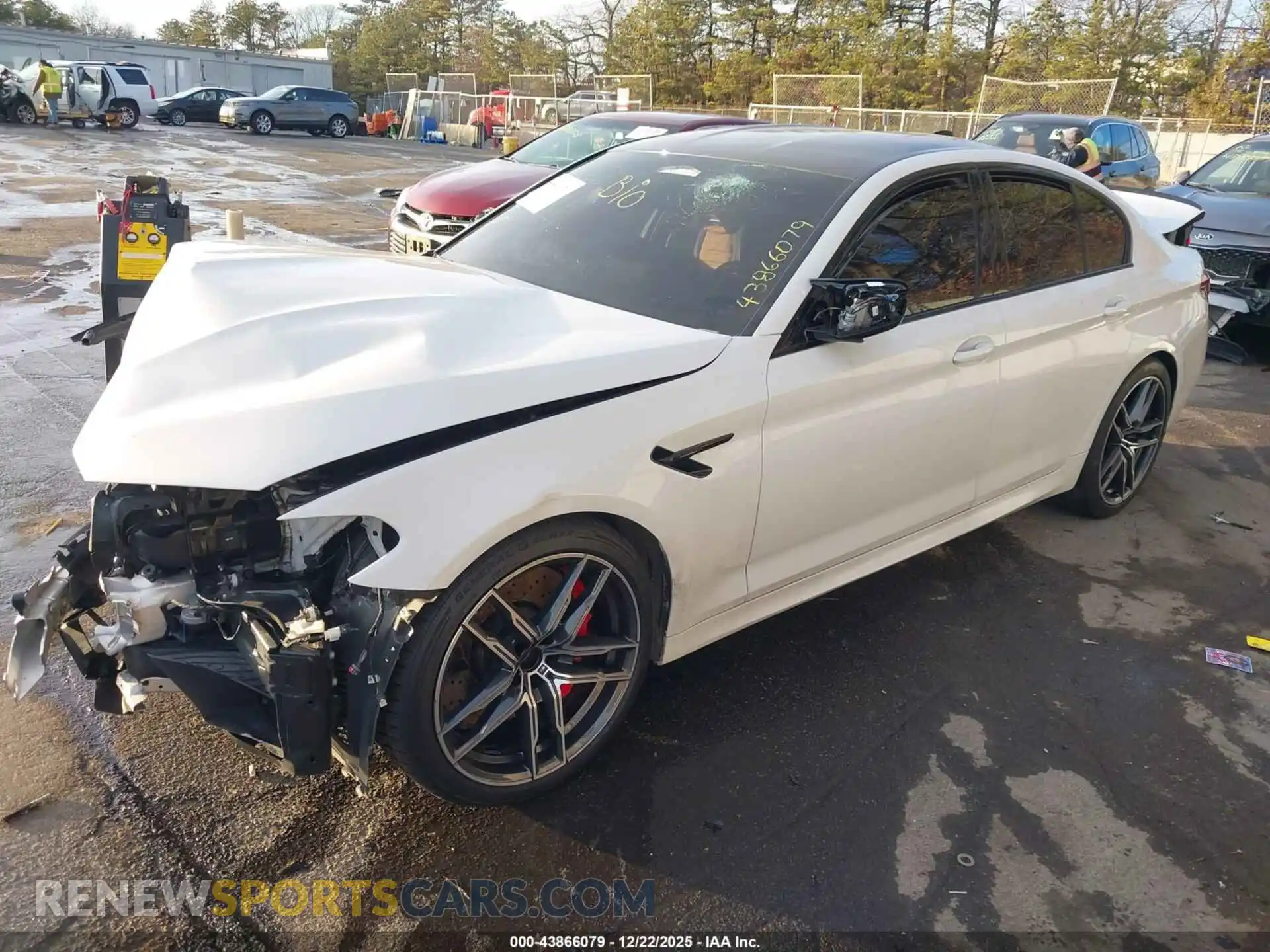 2 Photograph of a damaged car WBS83CH05PCN31955 BMW M5 2023