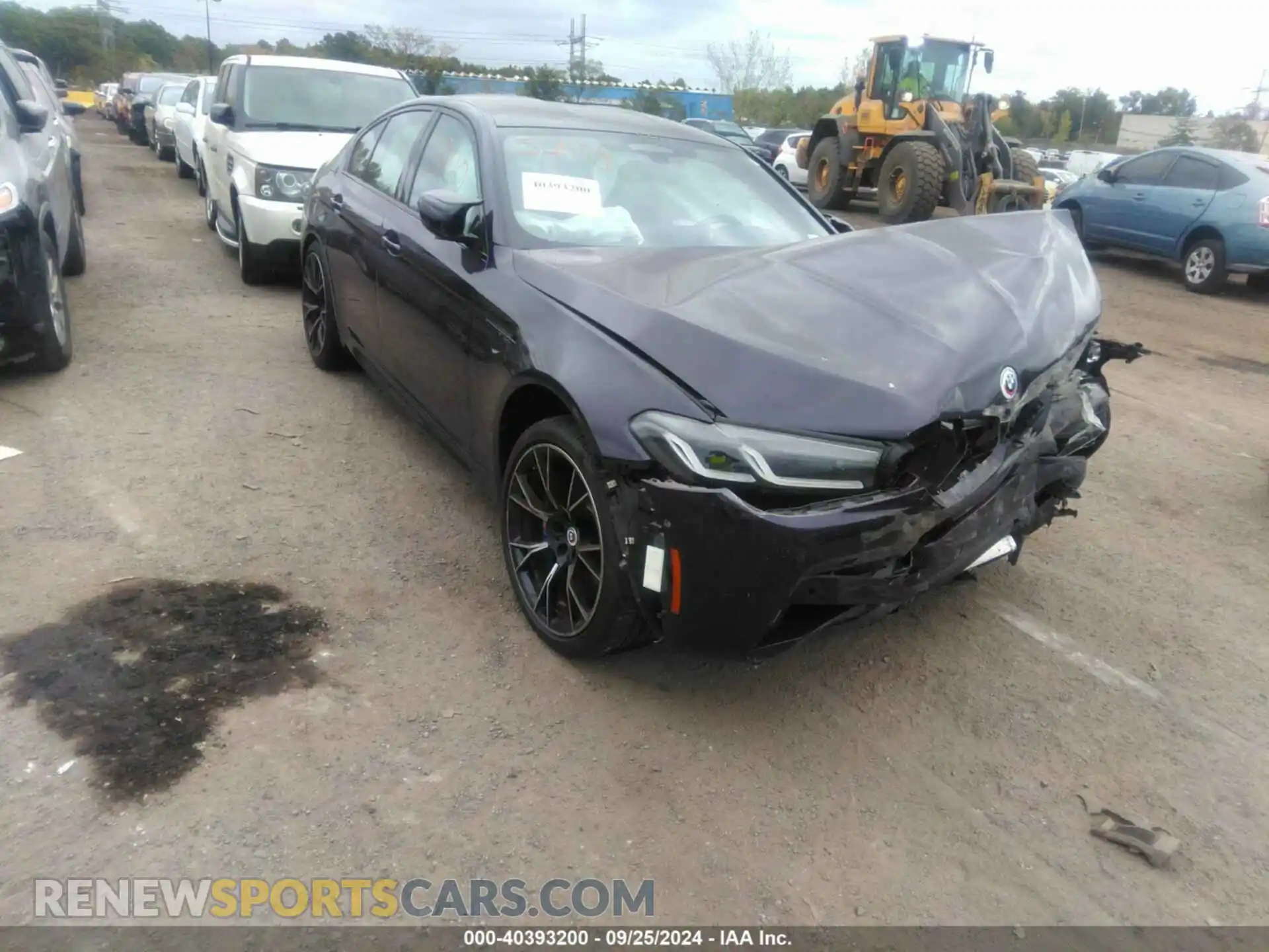 1 Photograph of a damaged car WBS83CH06PCN17983 BMW M5 2023