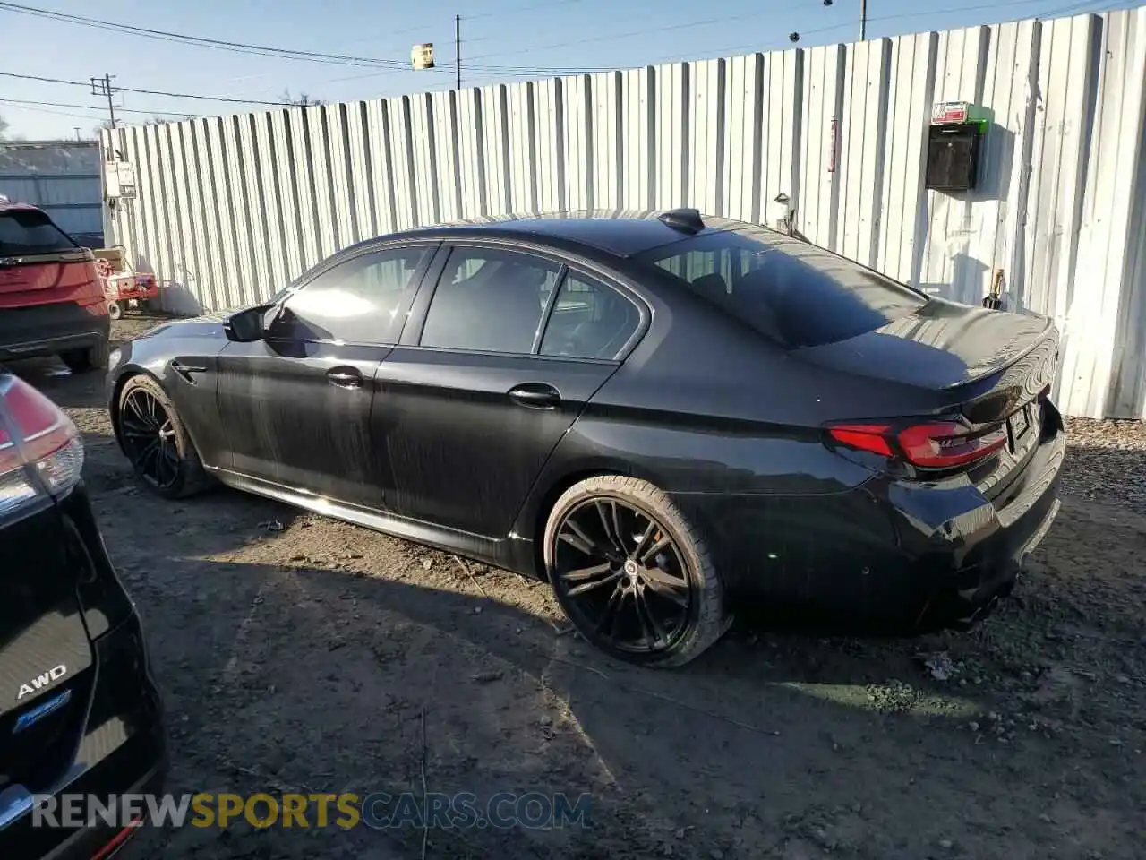 2 Photograph of a damaged car WBS83CH07PCL16321 BMW M5 2023