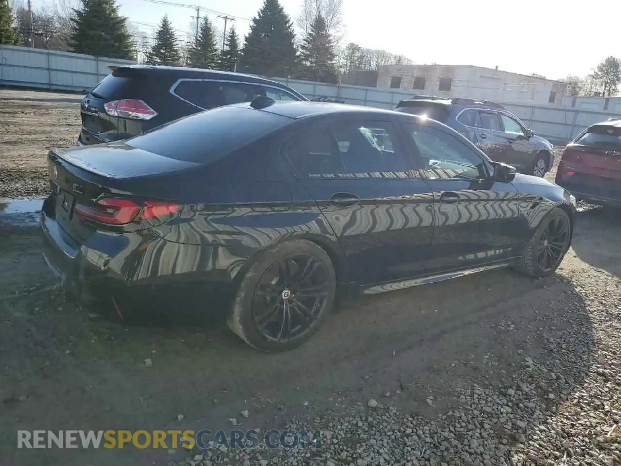 3 Photograph of a damaged car WBS83CH07PCL16321 BMW M5 2023