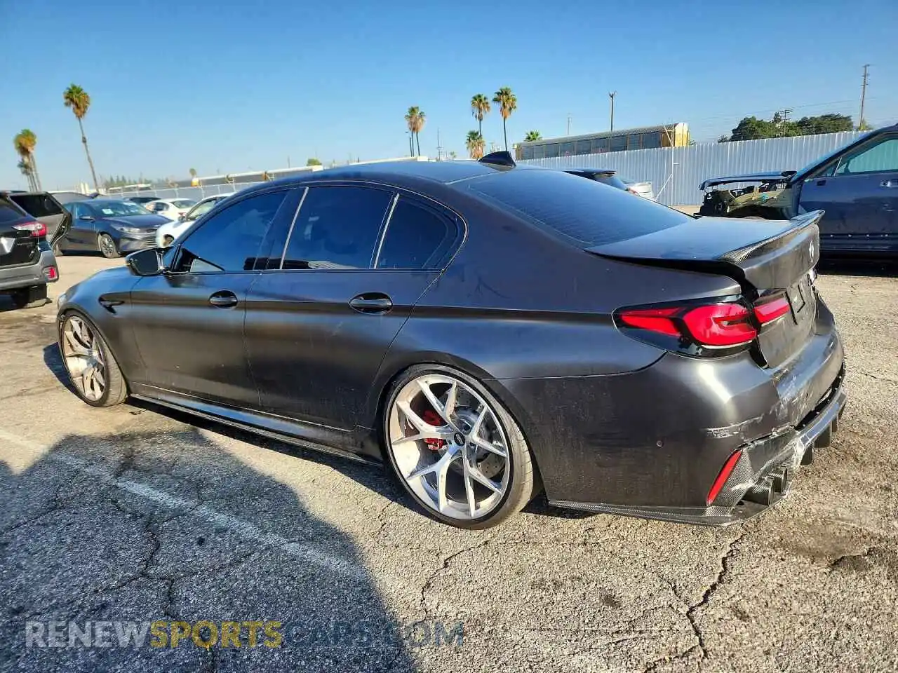 2 Photograph of a damaged car WBS83CH07PCN39703 BMW M5 2023