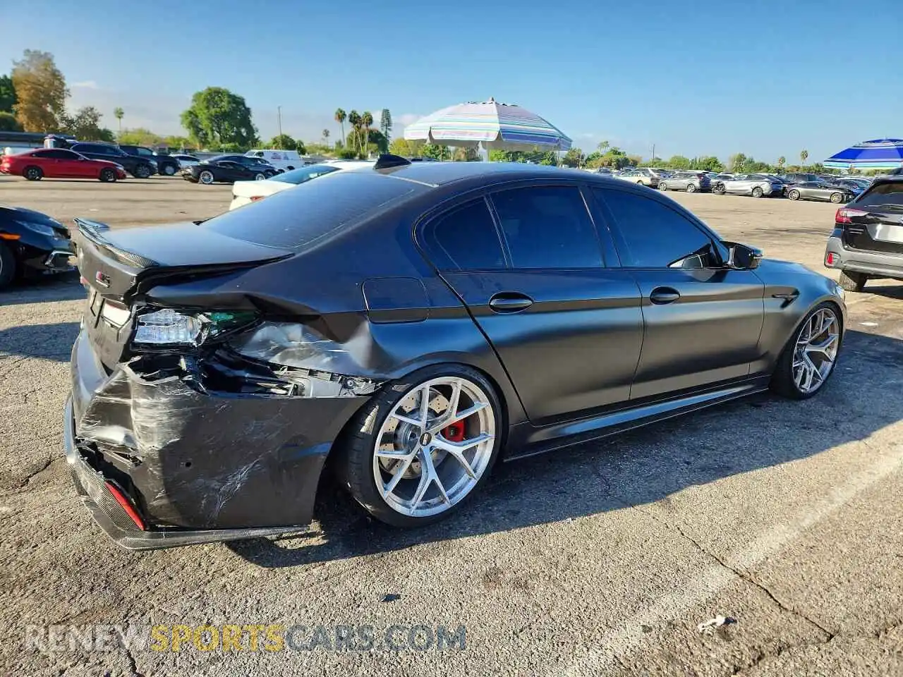 3 Photograph of a damaged car WBS83CH07PCN39703 BMW M5 2023