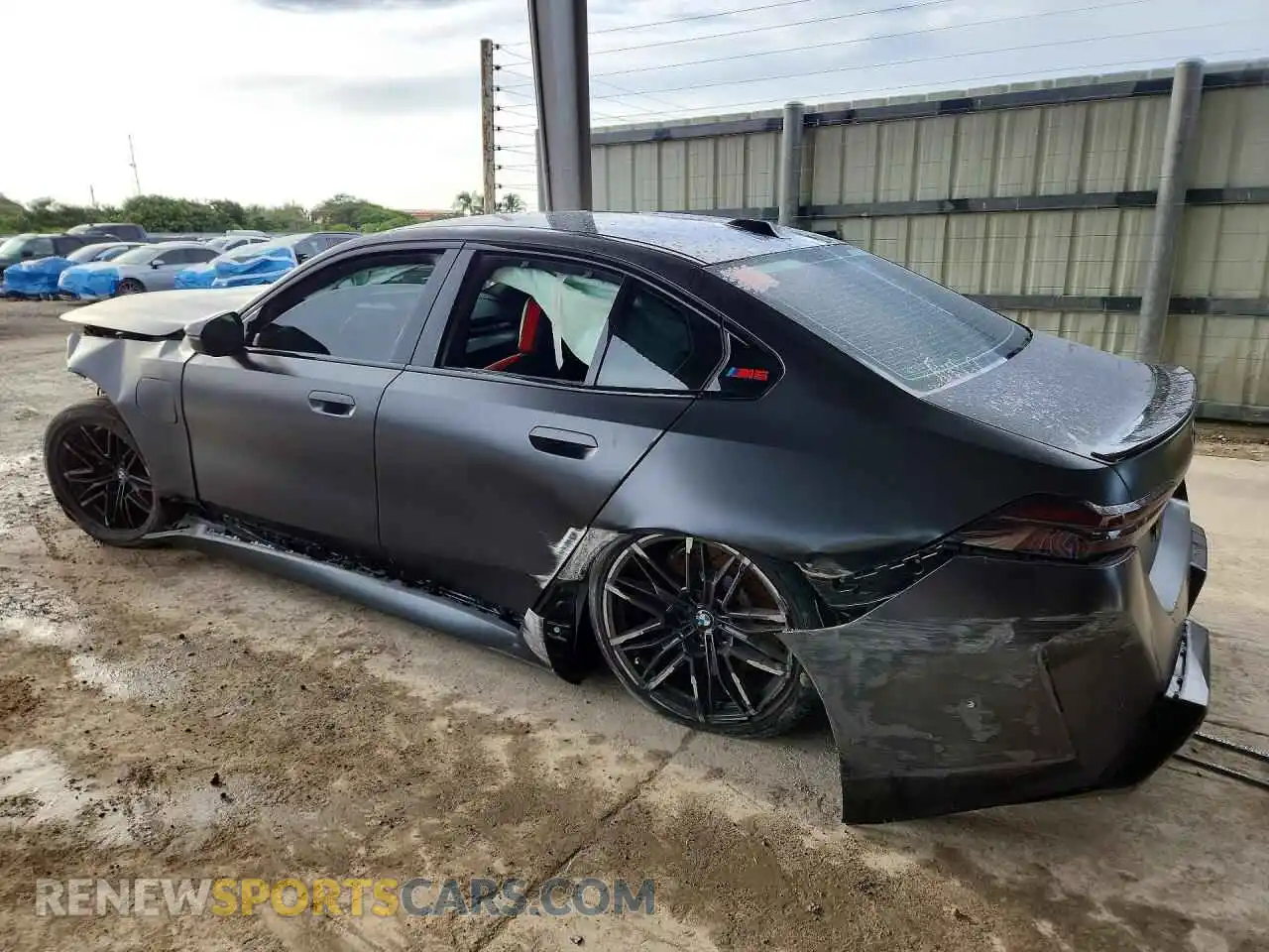 2 Photograph of a damaged car WBS83FK02SCT94024 BMW M5 2025