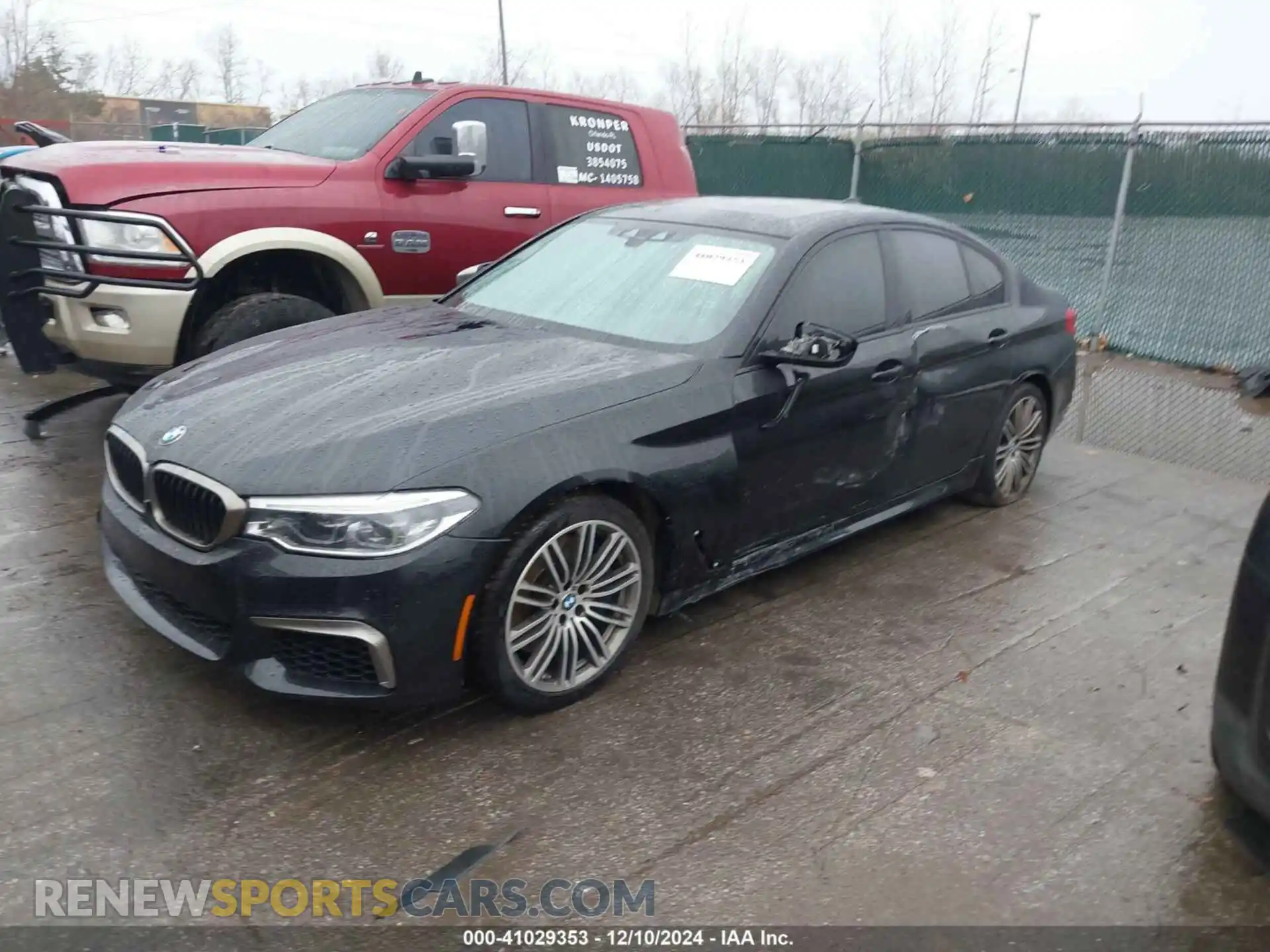 2 Photograph of a damaged car WBAJB9C52KB287856 BMW M550I 2019