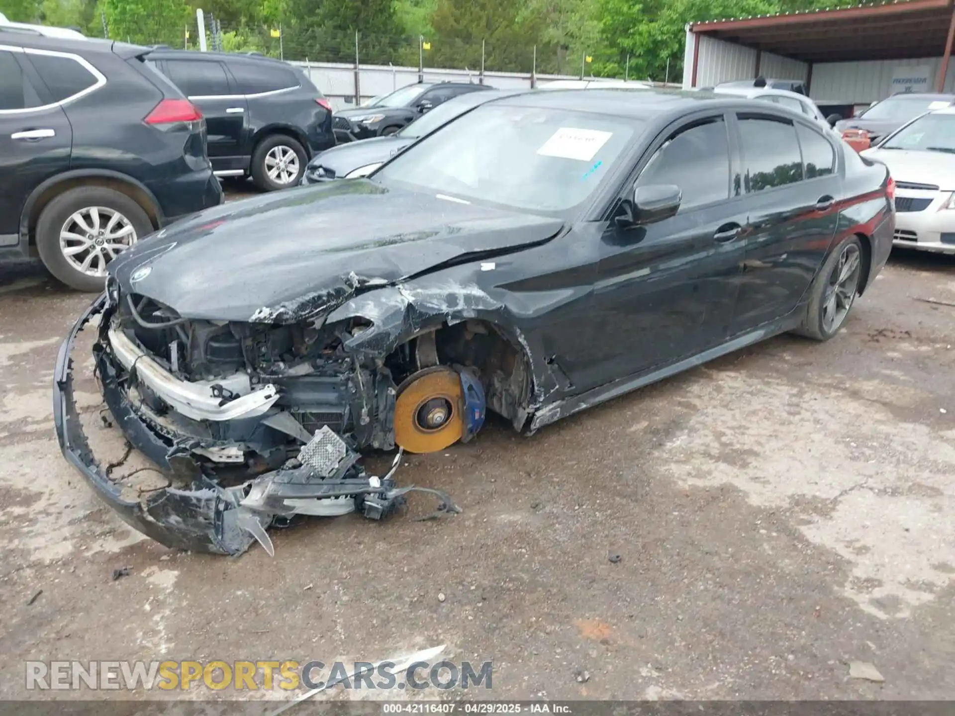 2 fotografías del automóvil dañado WBAJB9C53KB464754 BMW M550I 2019
