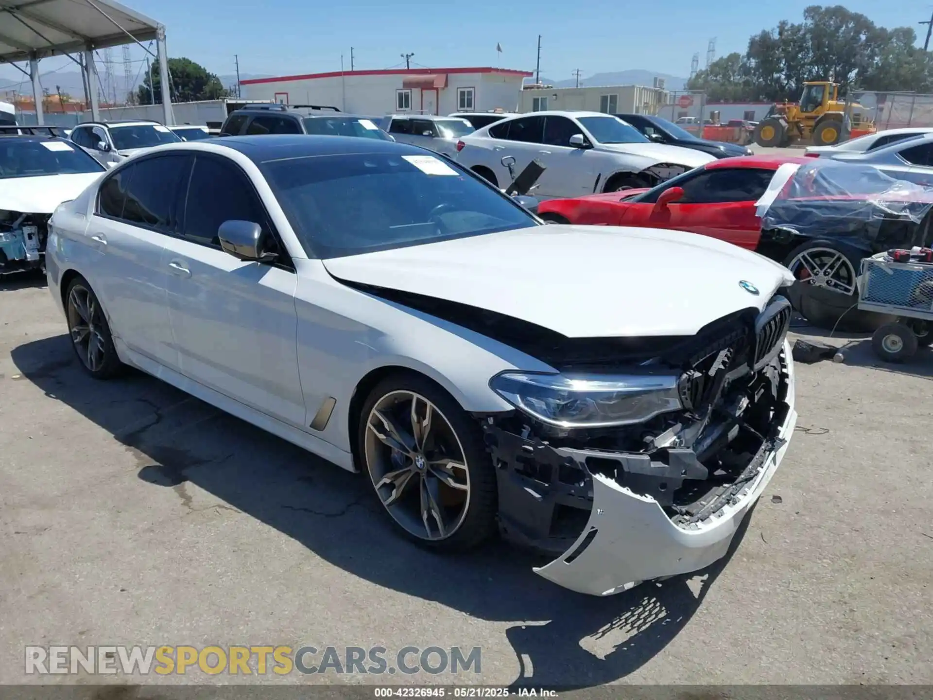 1 fotografías del automóvil dañado WBAJS7C0XLCD42738 BMW M550I 2020