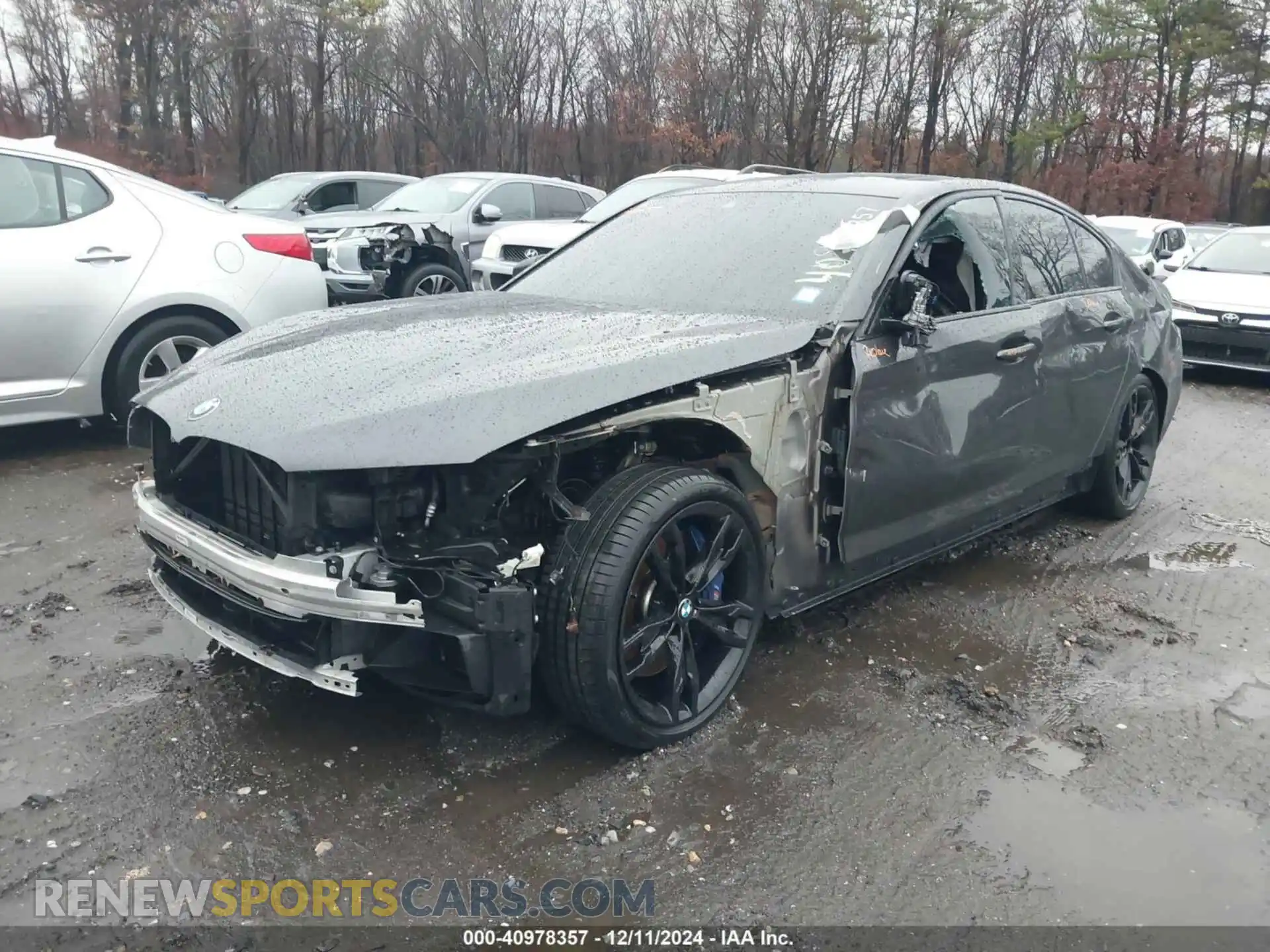 2 Photograph of a damaged car WBA13BK0XMCF03673 BMW M550I 2021