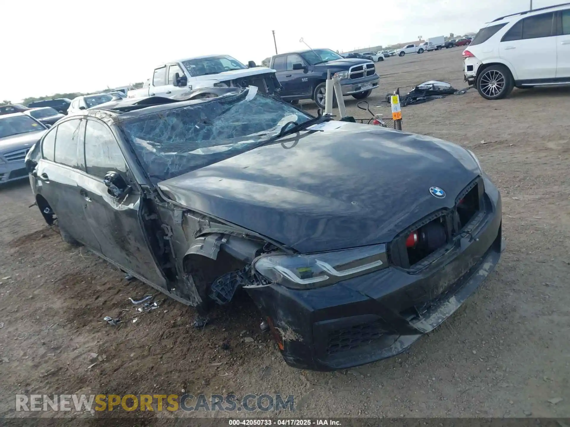1 fotografías del automóvil dañado WBA13BK0XMCF98624 BMW M550I 2021