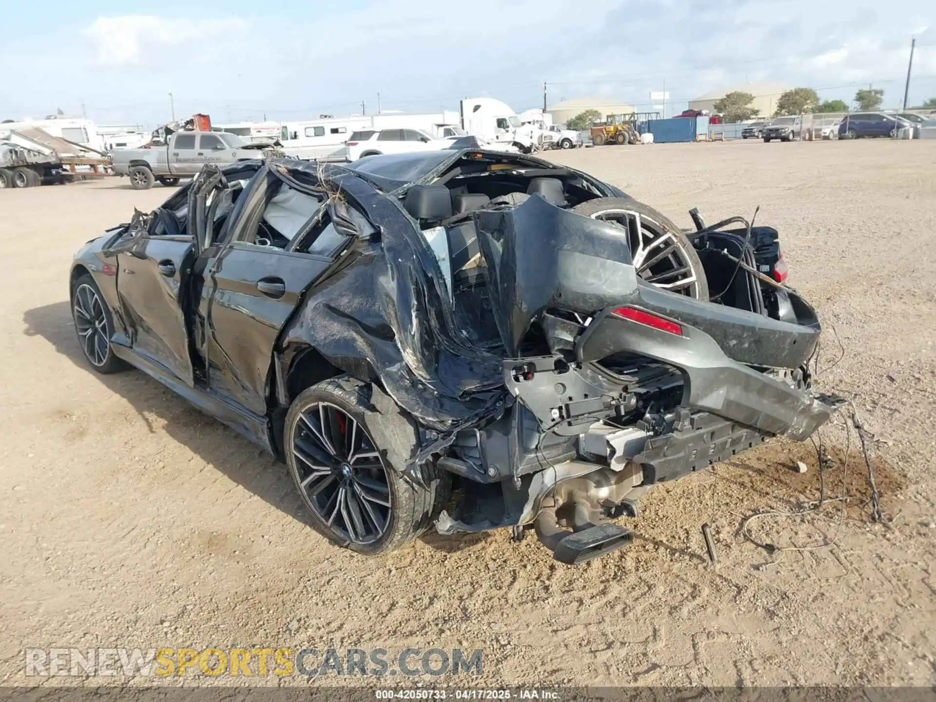 3 fotografías del automóvil dañado WBA13BK0XMCF98624 BMW M550I 2021