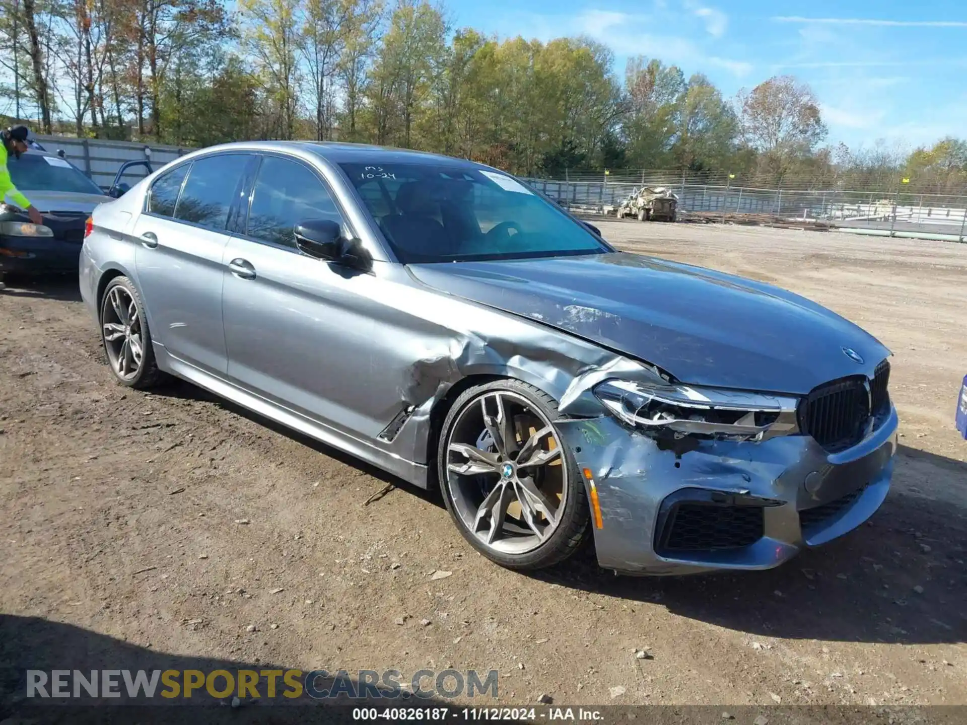 1 Photograph of a damaged car WBAJS7C08LCD91825 BMW M550XI 2020