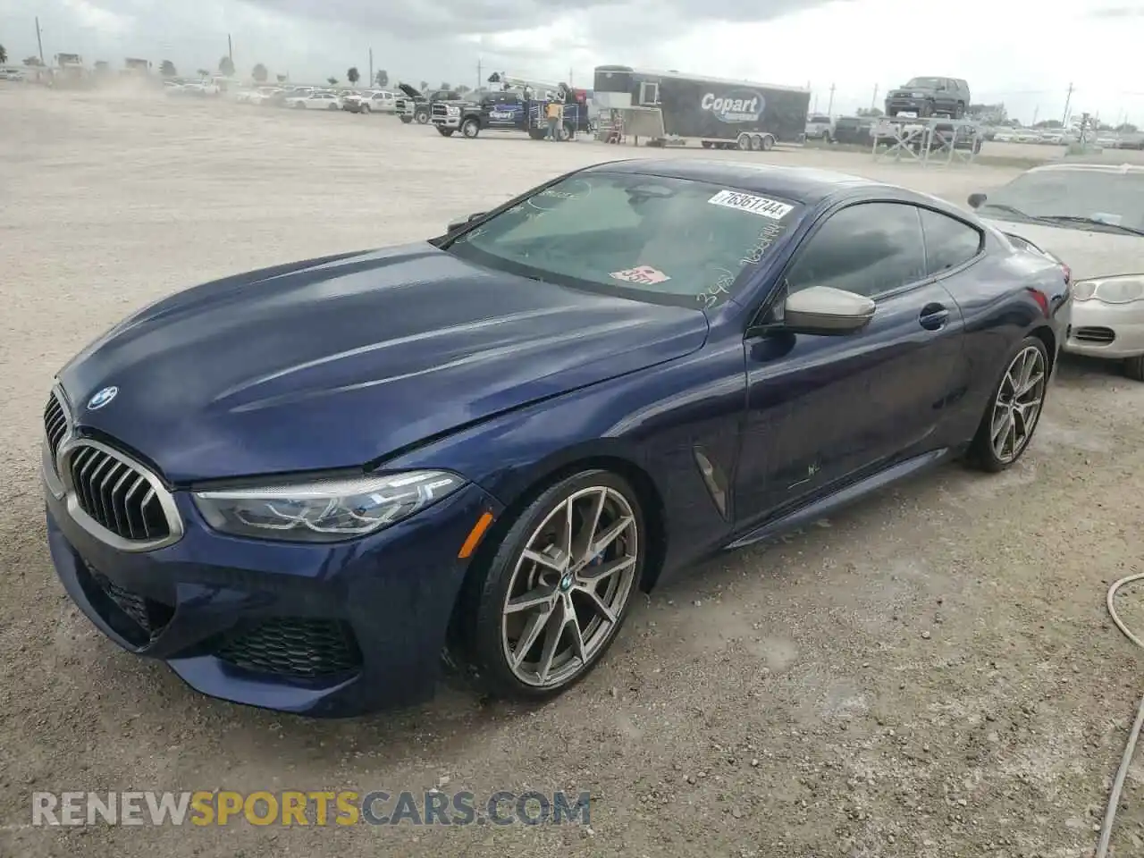 1 Photograph of a damaged car WBABC4C52KBU96213 BMW M8 2019
