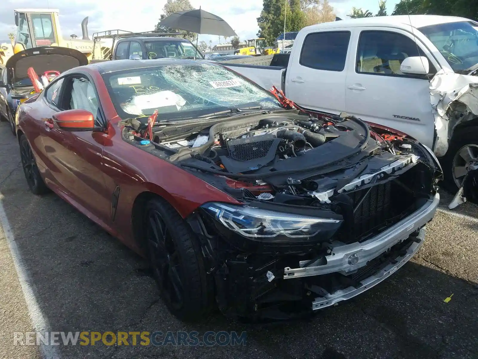 1 Photograph of a damaged car WBABC4C54KBJ35579 BMW M8 2019
