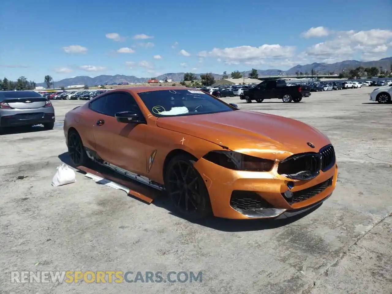 1 Photograph of a damaged car WBABC4C55KBU96223 BMW M8 2019