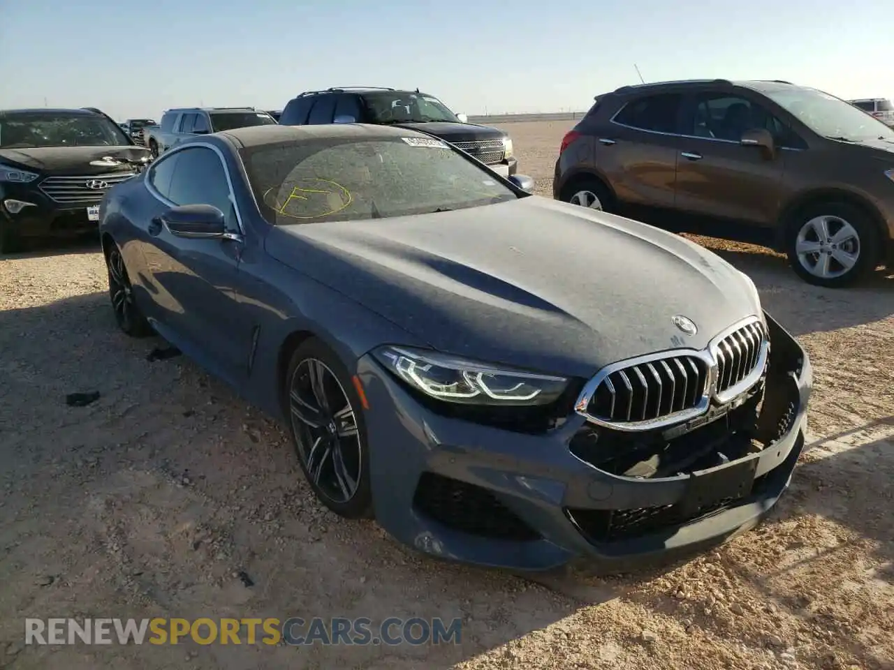 1 Photograph of a damaged car WBABC4C57KBJ35642 BMW M8 2019
