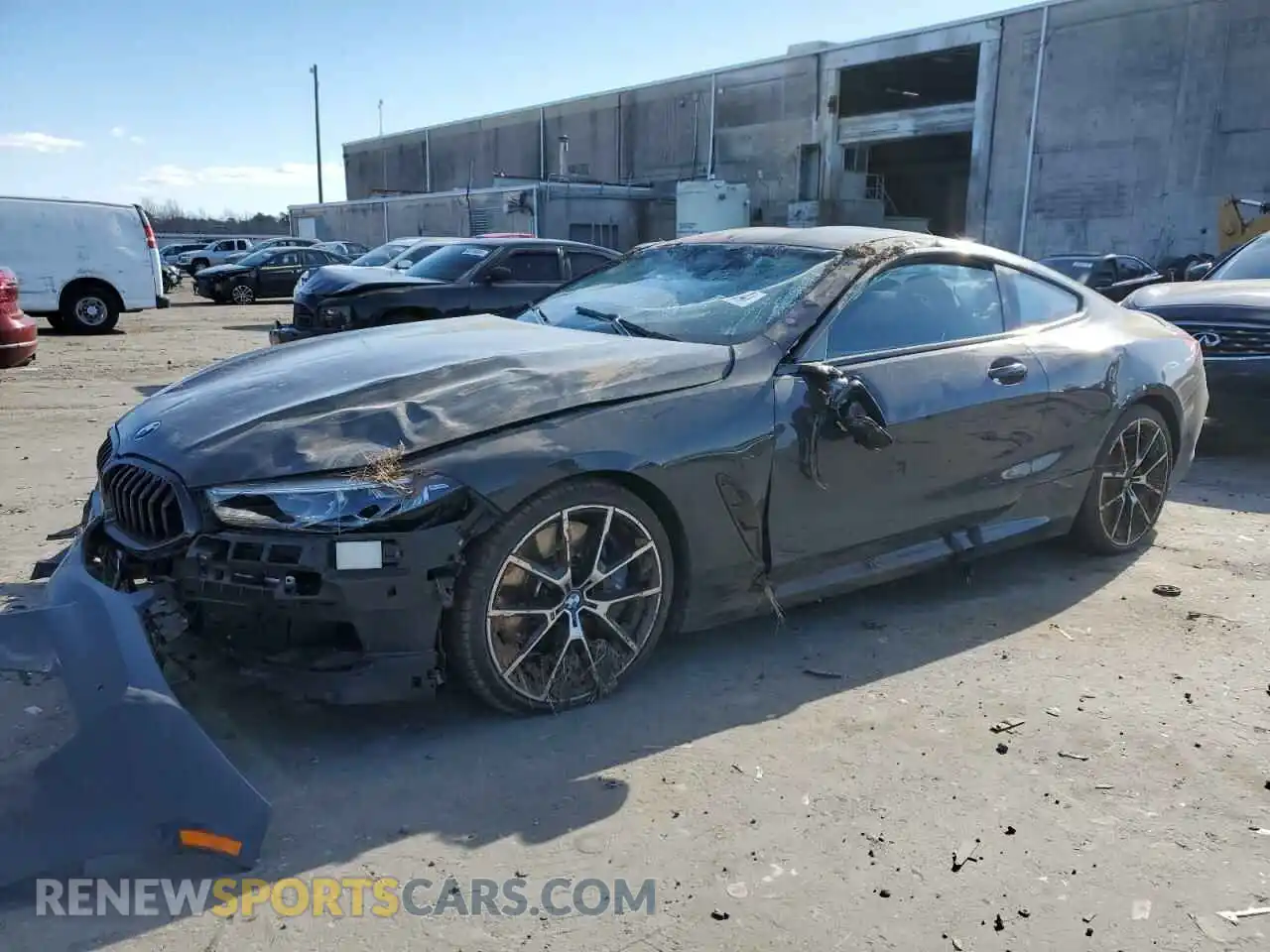 1 Photograph of a damaged car WBABC4C59KBU96287 BMW M8 2019