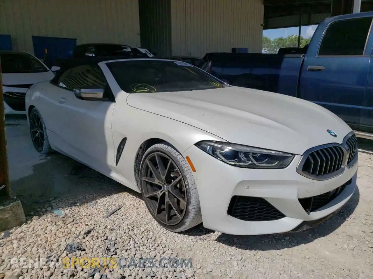 1 Photograph of a damaged car WBAFY4C50KBX29573 BMW M8 2019
