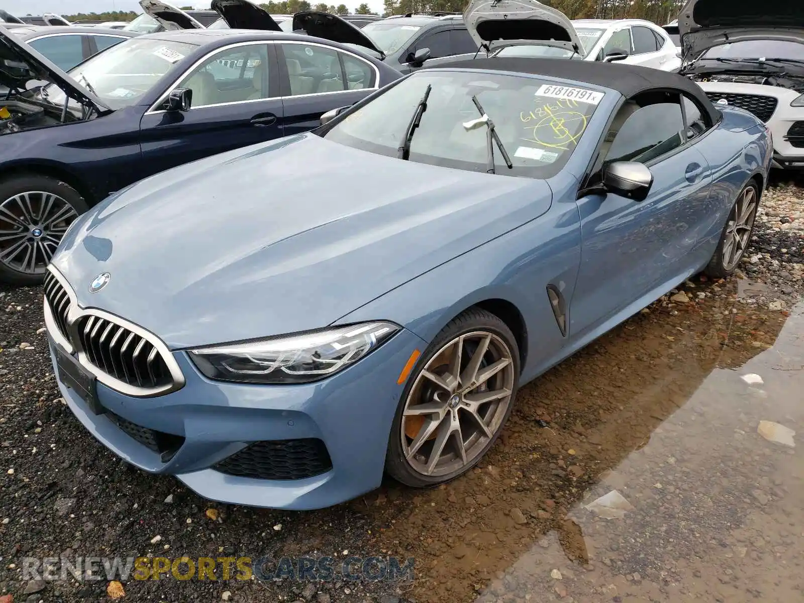2 Photograph of a damaged car WBAFY4C50KBX39343 BMW M8 2019