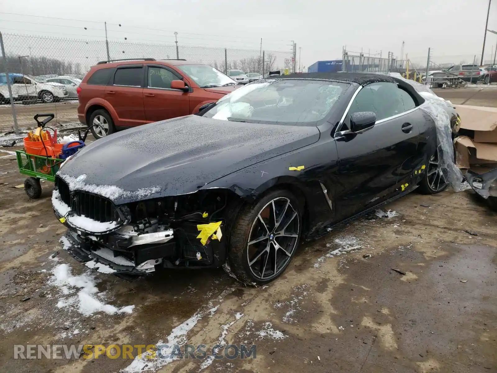 2 Photograph of a damaged car WBAFY4C52KBJ98960 BMW M8 2019